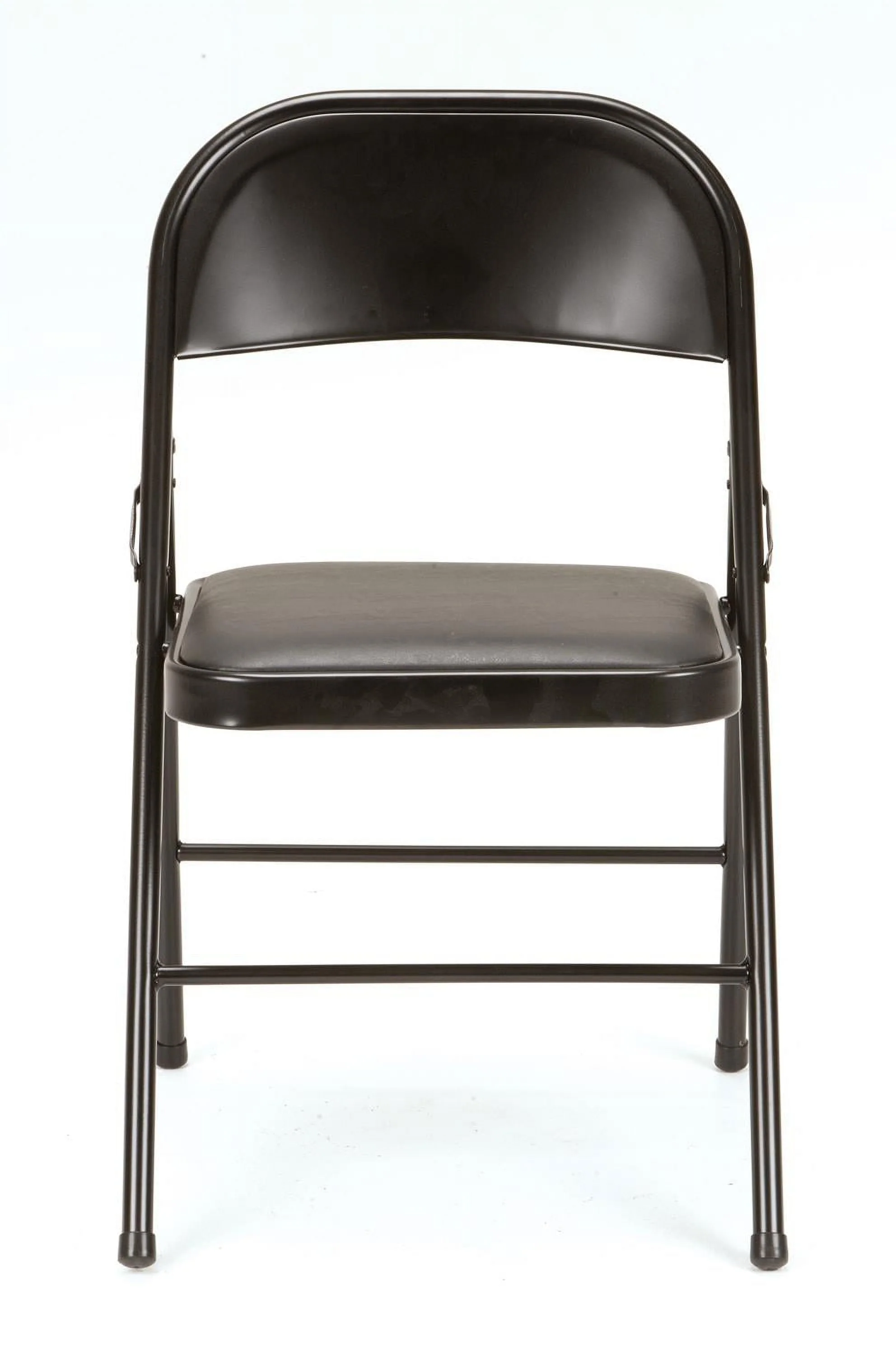 Mainstays Vinyl Folding Chair (4 Pack), Black - Image 5