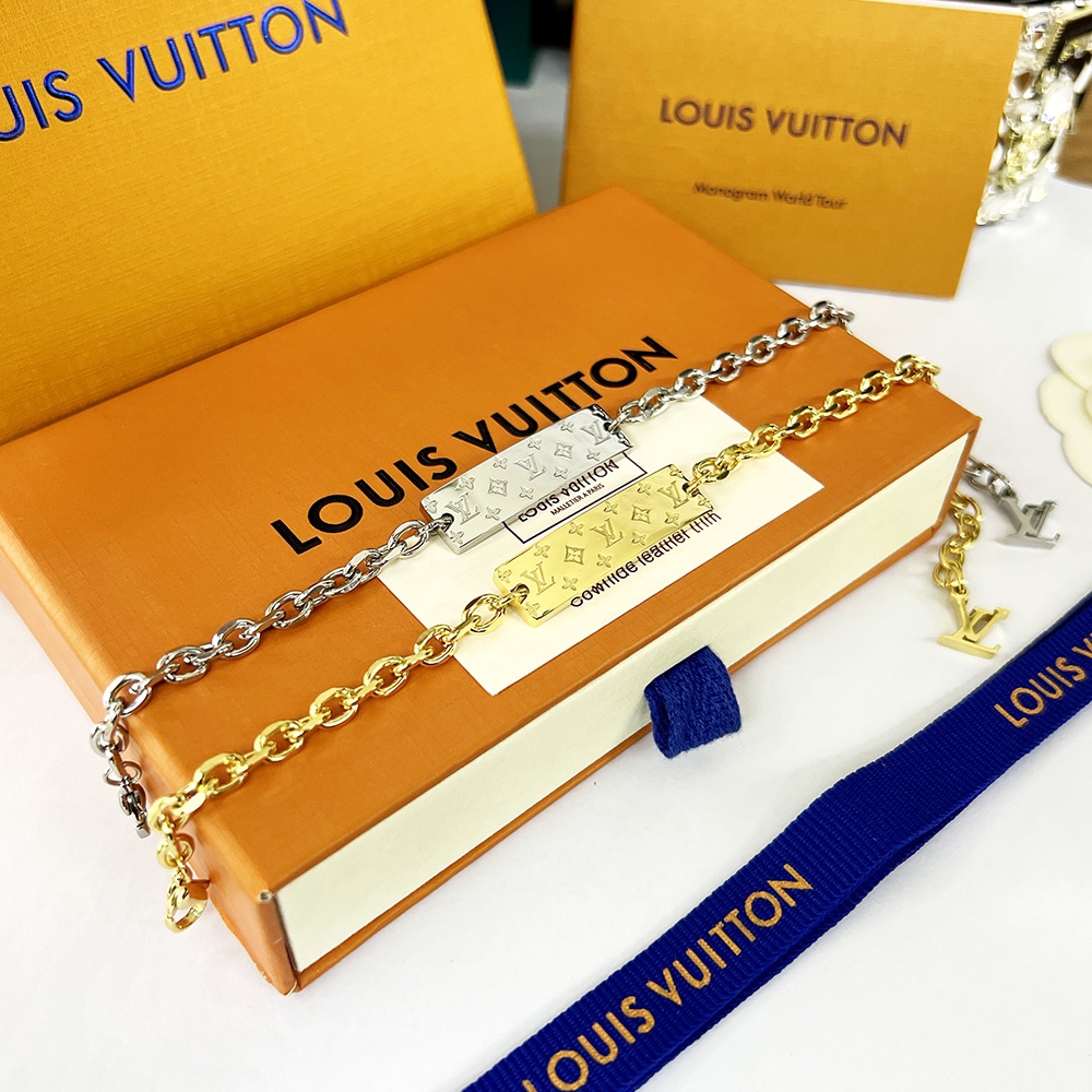 Louis Vuitton Unisex Couple Monogram Bold Bracelet - Original Replica Club