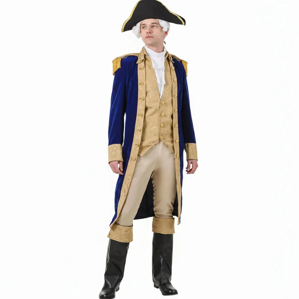 Halloween Costumes Royal King Outfit Historical Party Costume - Image 5 Halloween Costumes Royal King Outfit Historical Party Costume - Image 5