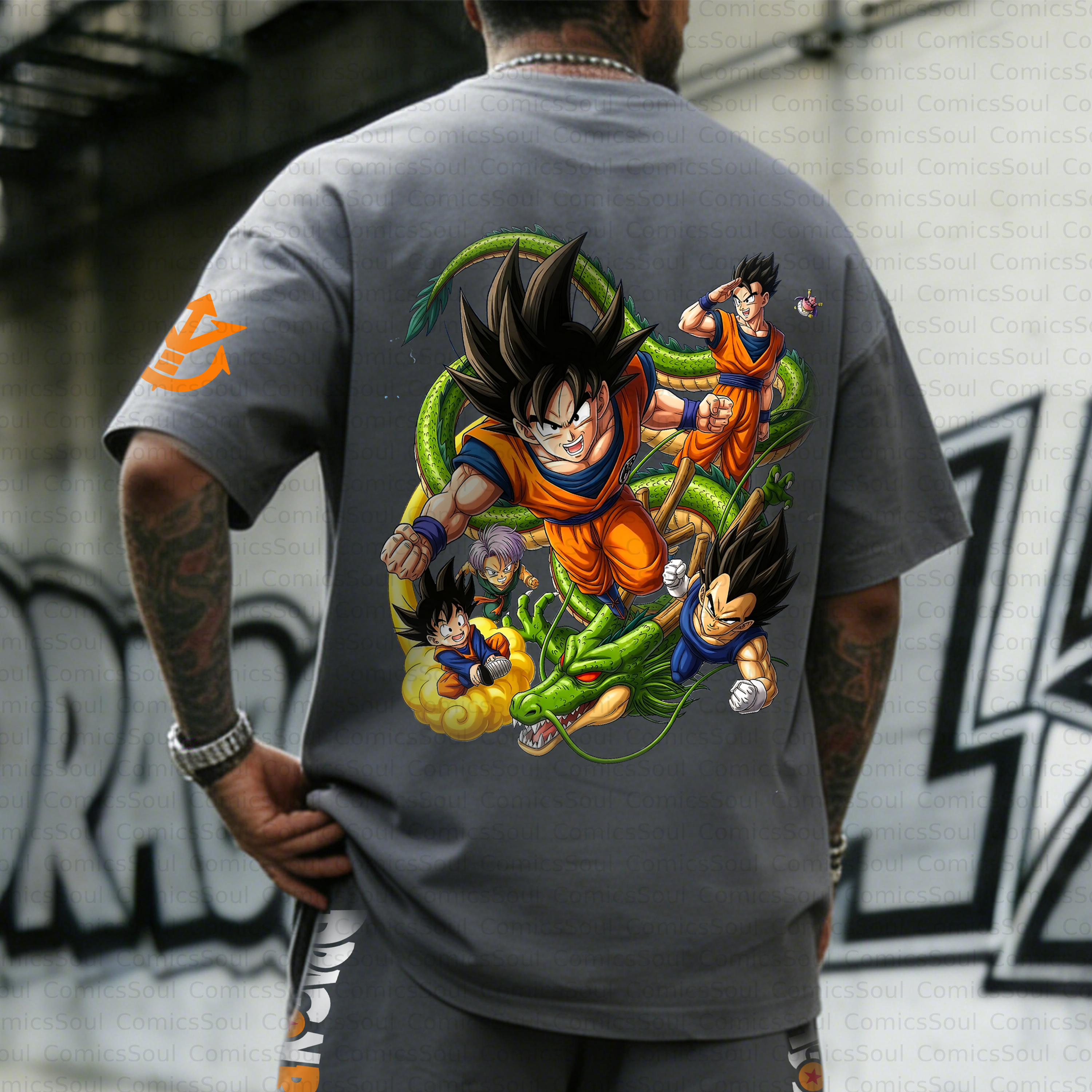 Unisex Anime Inspired Vintage T-Shirt