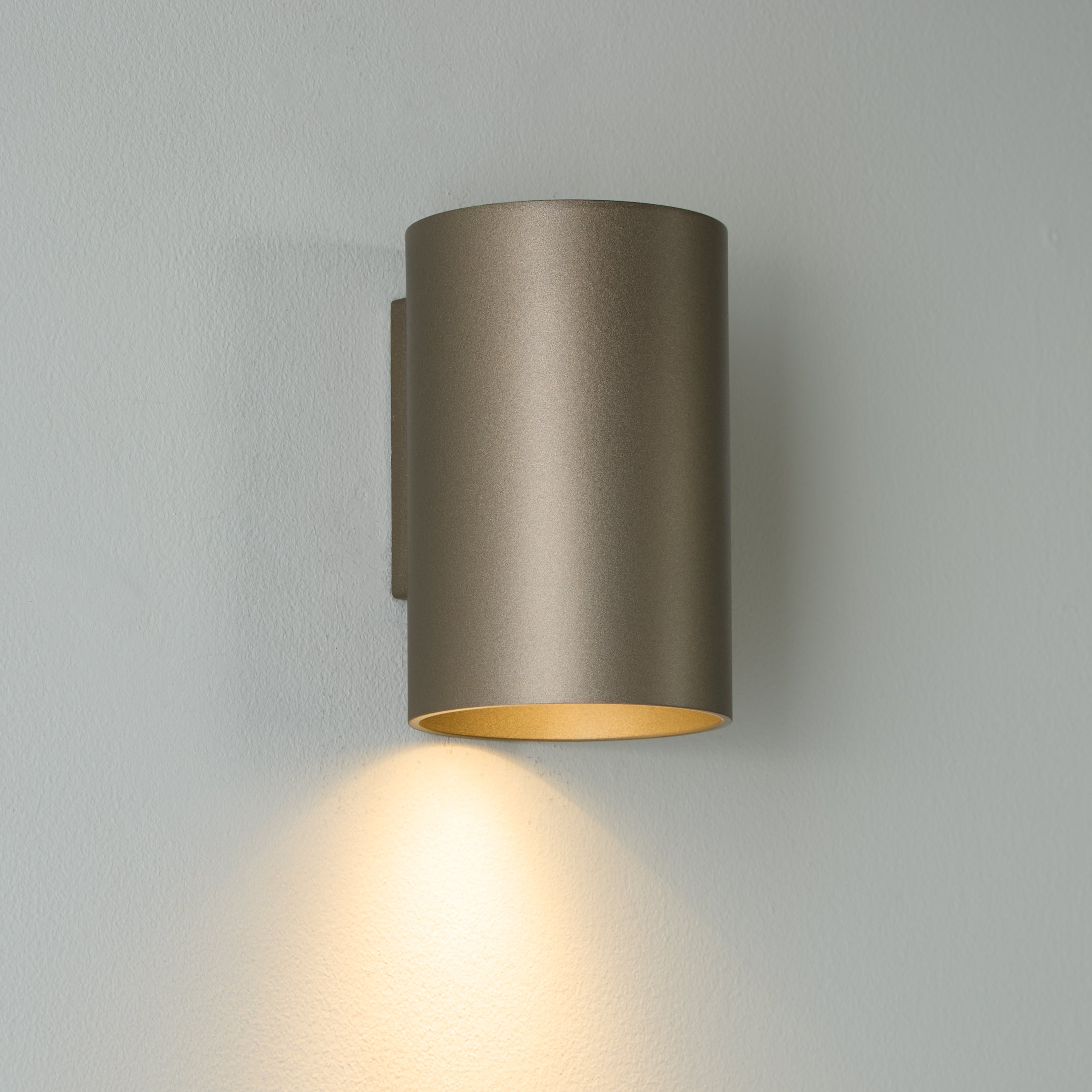 Searchlight Wall Wandlamp Cilinder - H 10 cm - Latte
