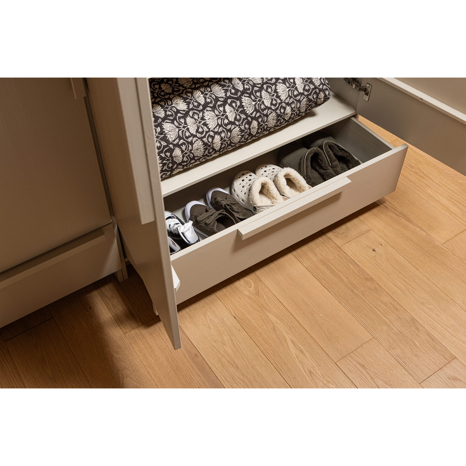 WOOOD Pure 2-deurs Hang Legkast Splitdeur - Grenen - Dust - 215x95x60