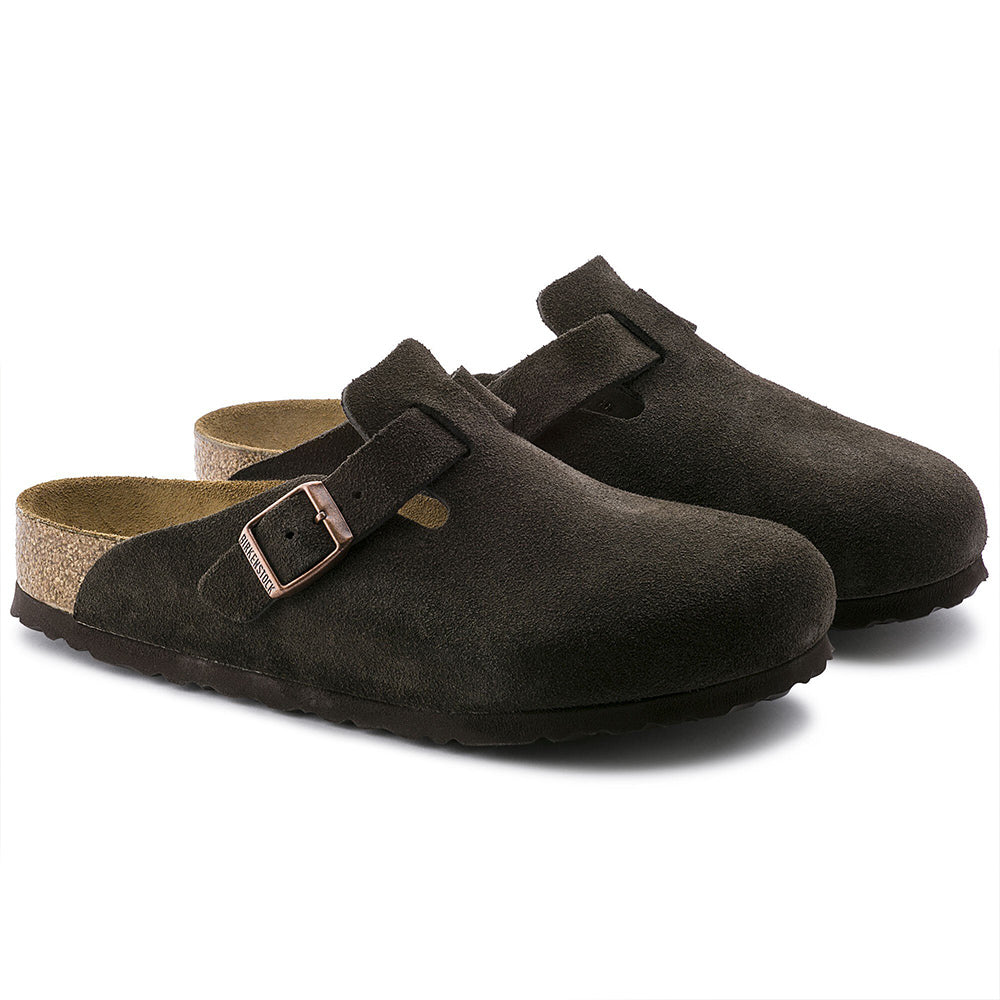 Birkenstock - Sabots Boston - Lit de pied souple - Mocha