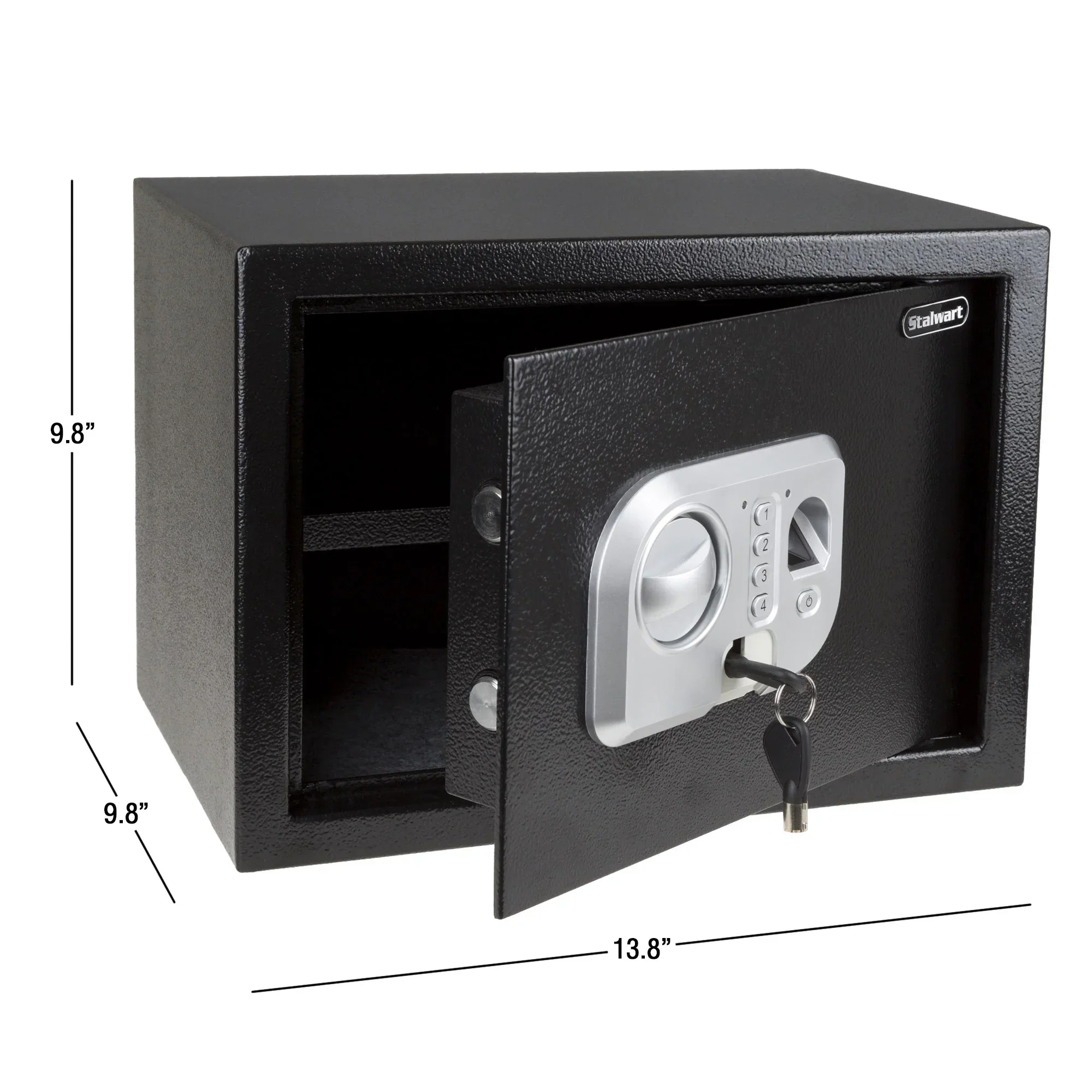 Stalwart Electronic Biometric Safe With Fingerprint Lock And 2 Override Keys - Image 6 Stalwart Electronic Biometric Safe With Fingerprint Lock And 2 Override Keys - Image 6