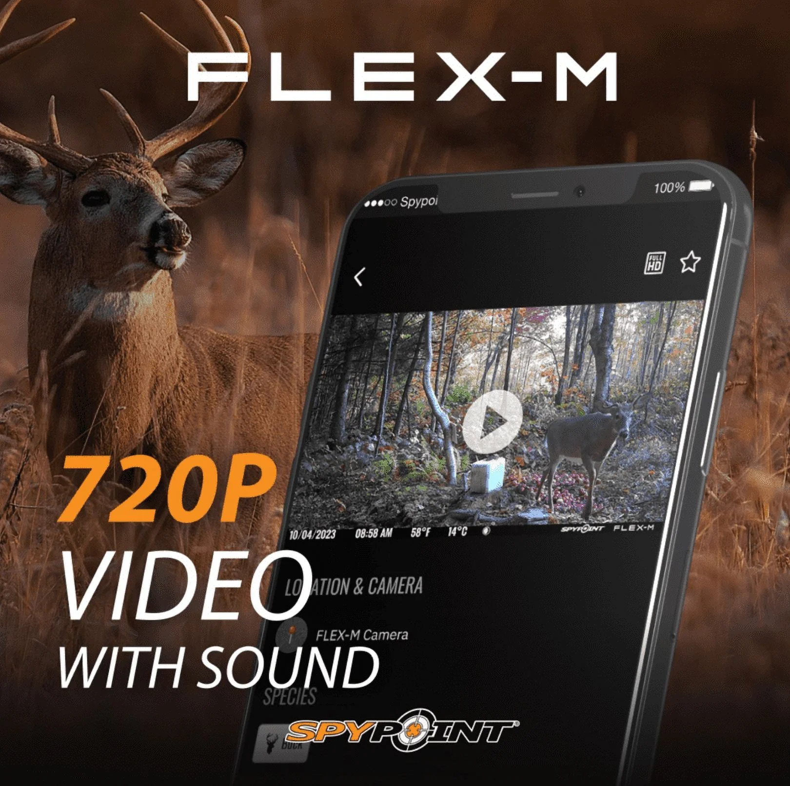 SPYPOINT Flex-m Twin Pack Cellular Trail Camera -C Hunting Trail Monitor with GPS, Night Vision, Dual-Sim LTE, IP65 Water-Resistant - Image 5