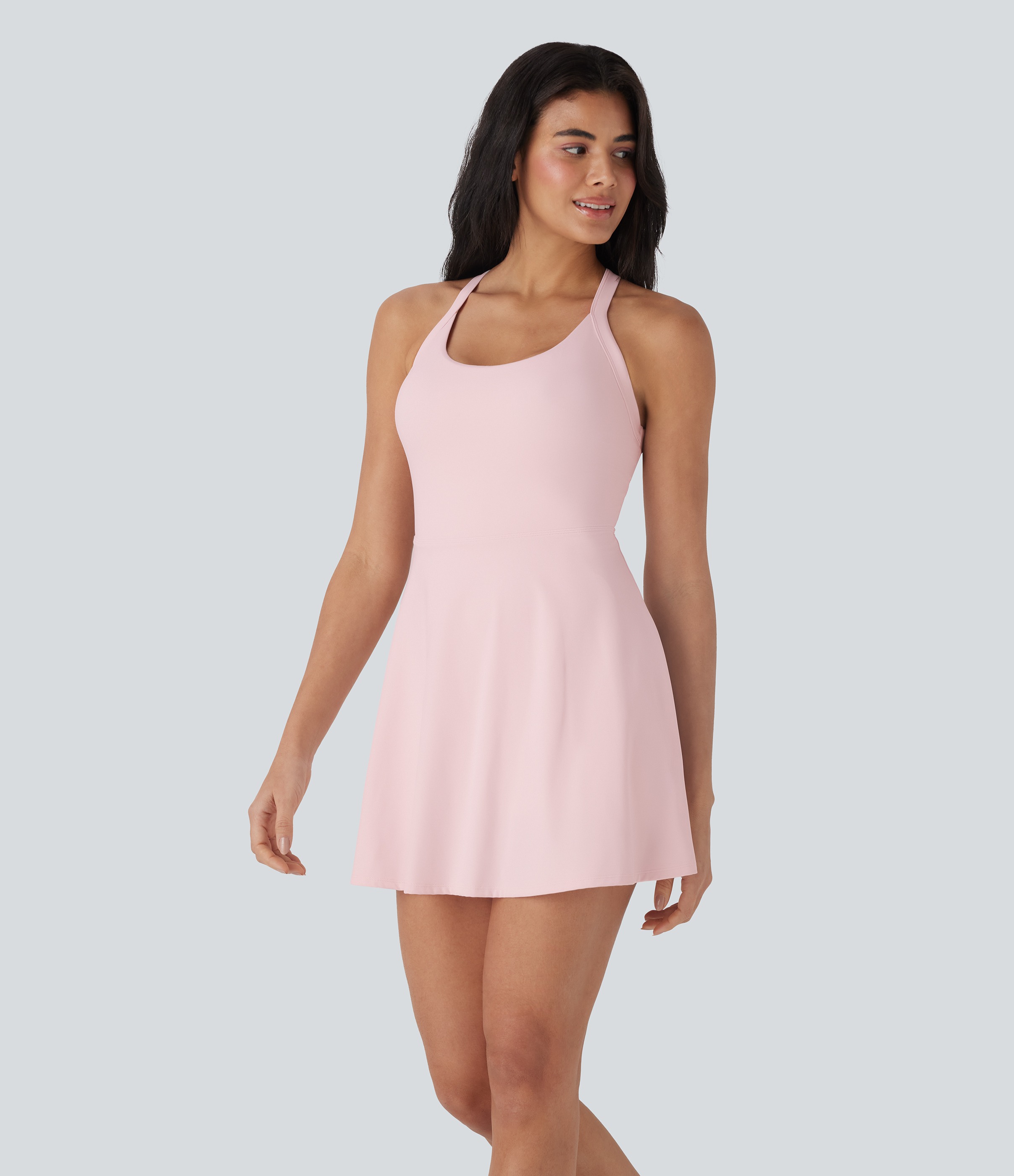 SoftlyZero™ Airy Backless Twisted InstantCool Dance Active Dress-Easy Peezy Edition