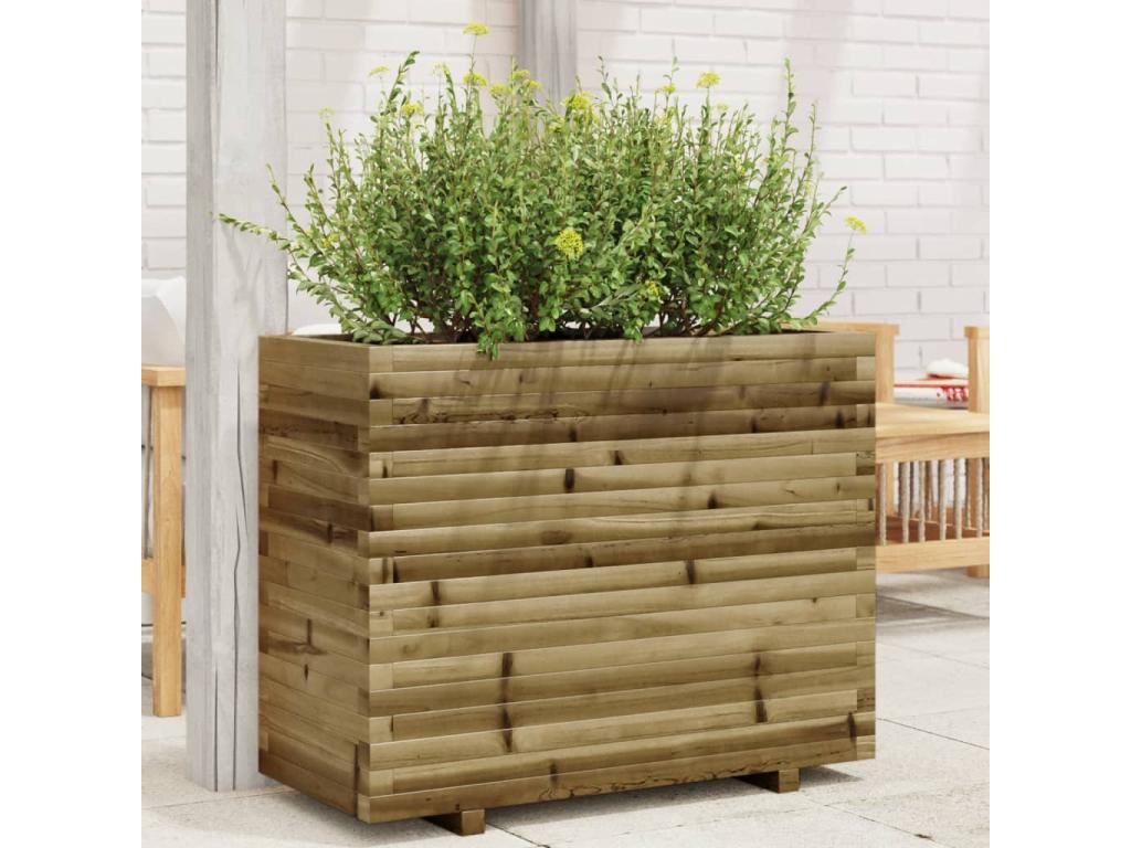 Decoratodo madera de pino impregnada 90x40x72 cm