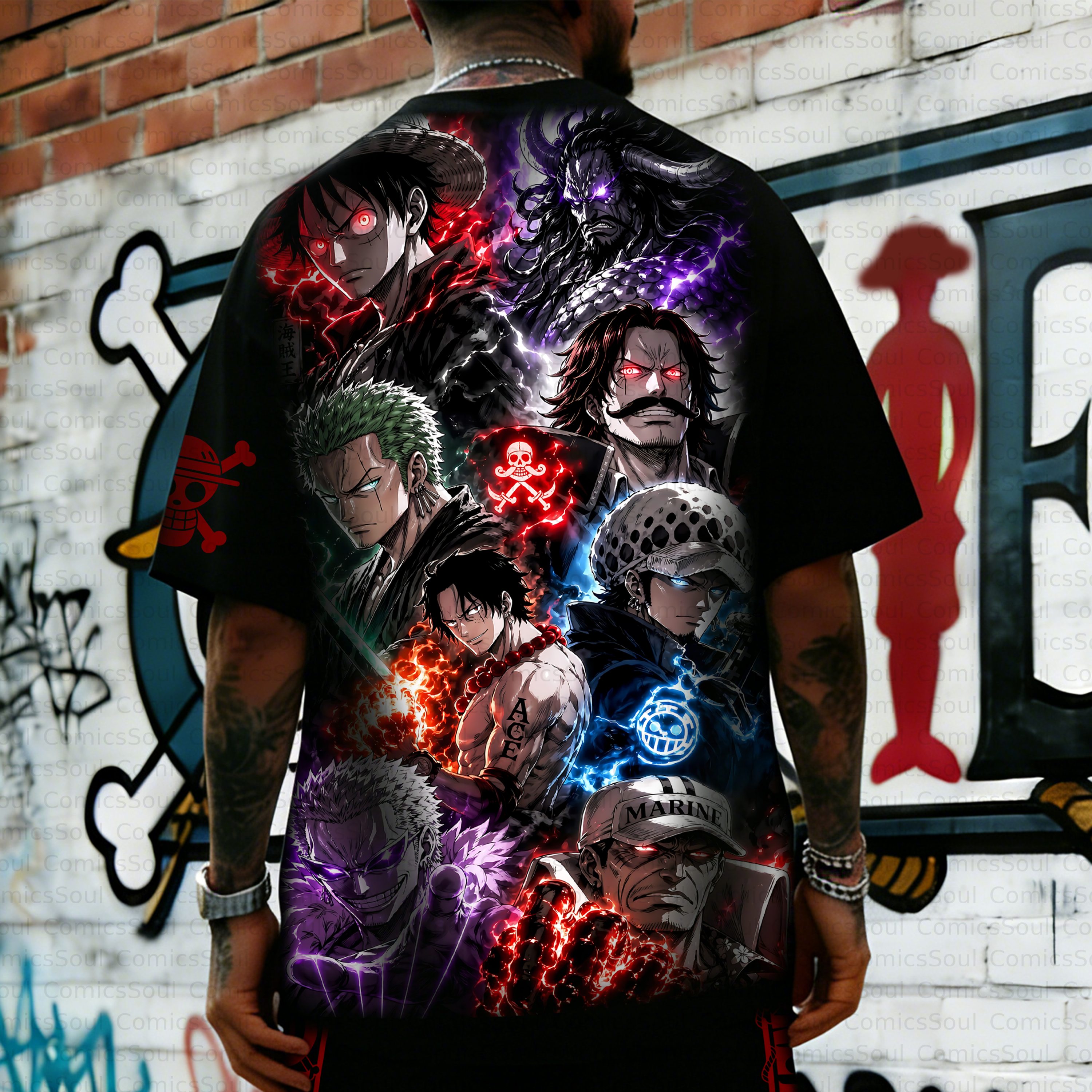 Unisex Anime Inspired Vintage T-Shirt