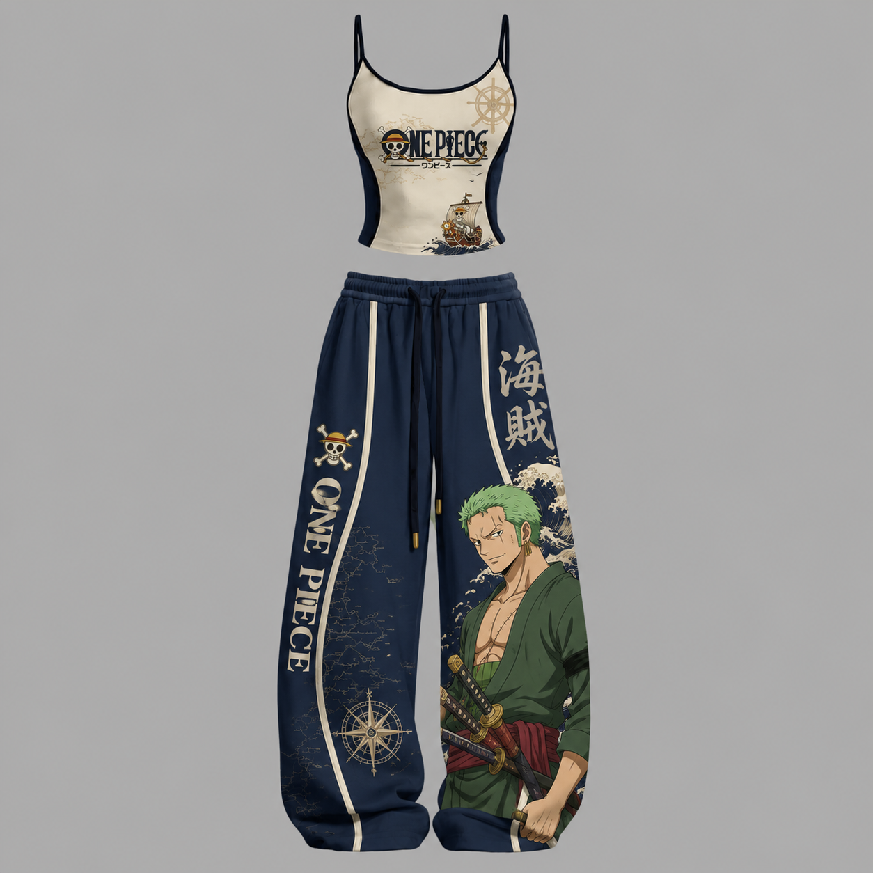 One Piece Top & Elasticated Trousers Two-Piece Set TeeThreads Sustain the Scene with Custom Apparel