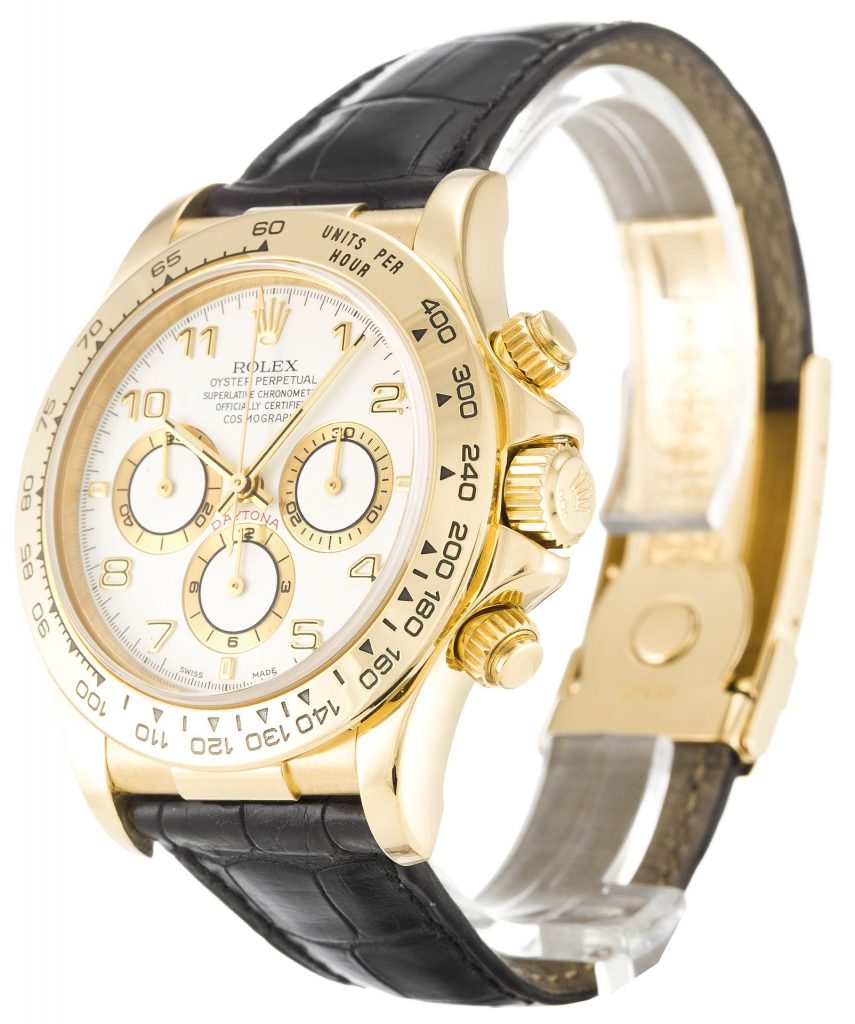 Replica Rolex Daytona 40mm White Dial 16518