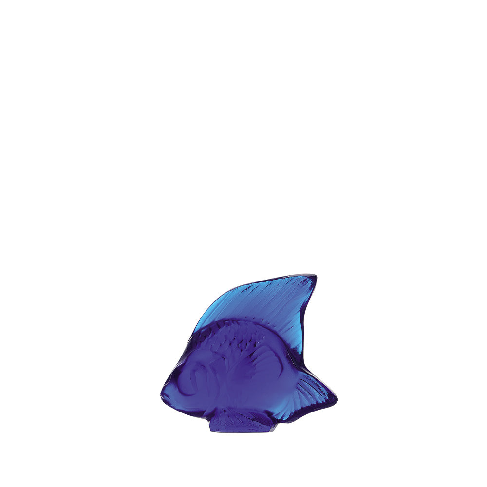 SCULPTURE POISSON - CRISTAL BLEU CAP FERRAT
