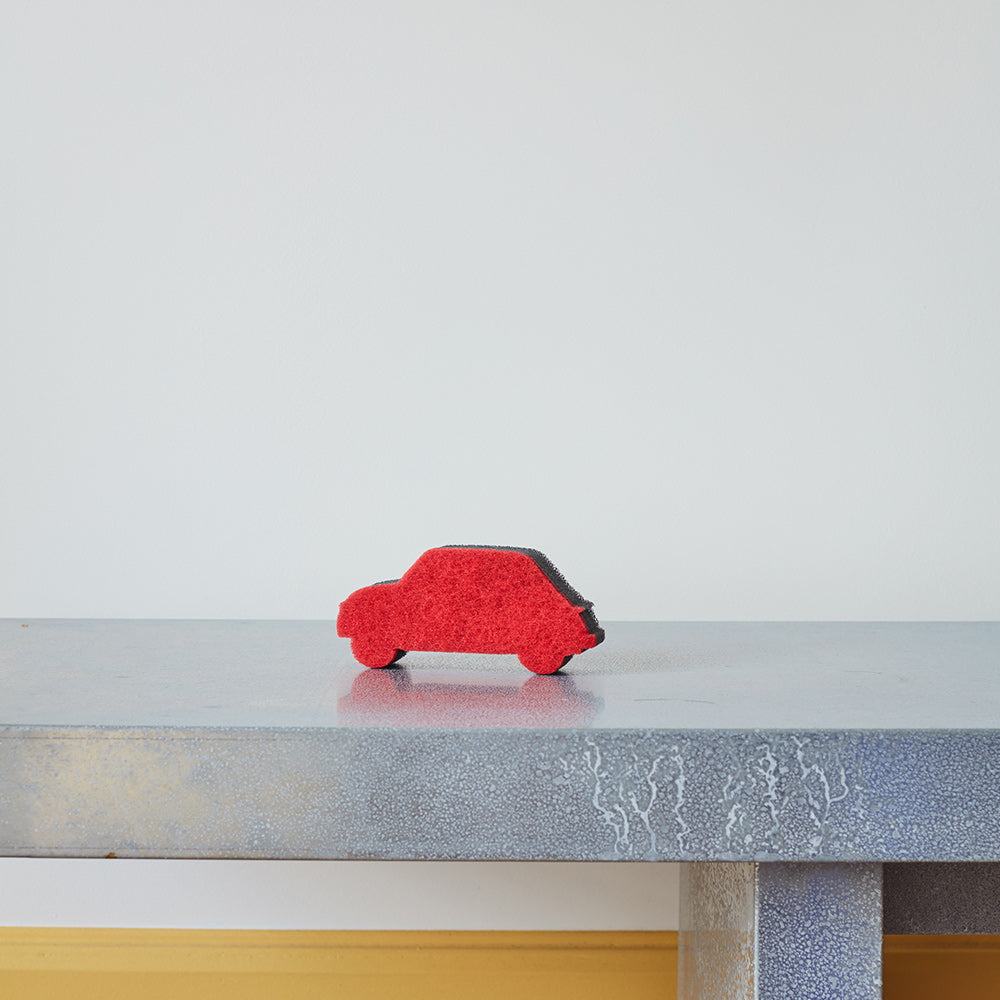 Éponge voiture Rouge