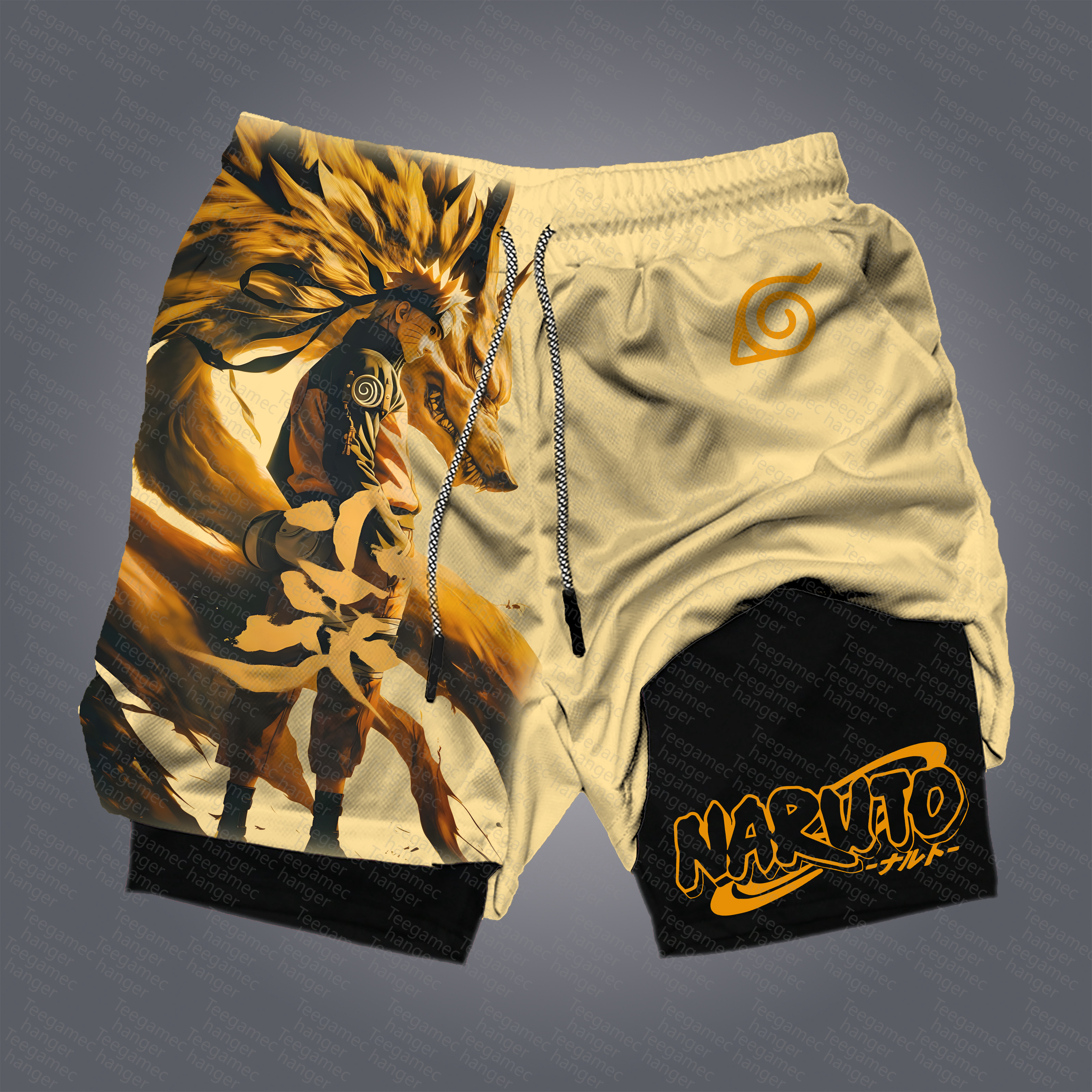 Unisex   Casual Anime Streetwear Shorts