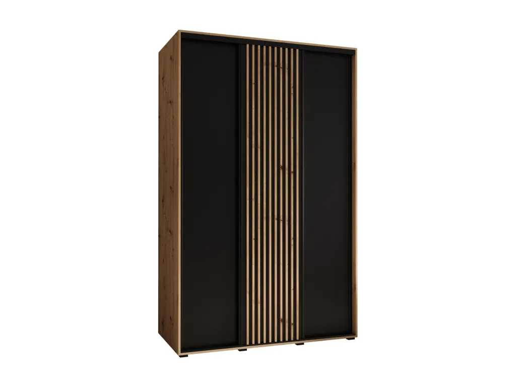 ARMARIO Jmmhogar 1 DE PUERTAS CORREDERAS 235.2/160/45 3 puertas (artisan/negro)