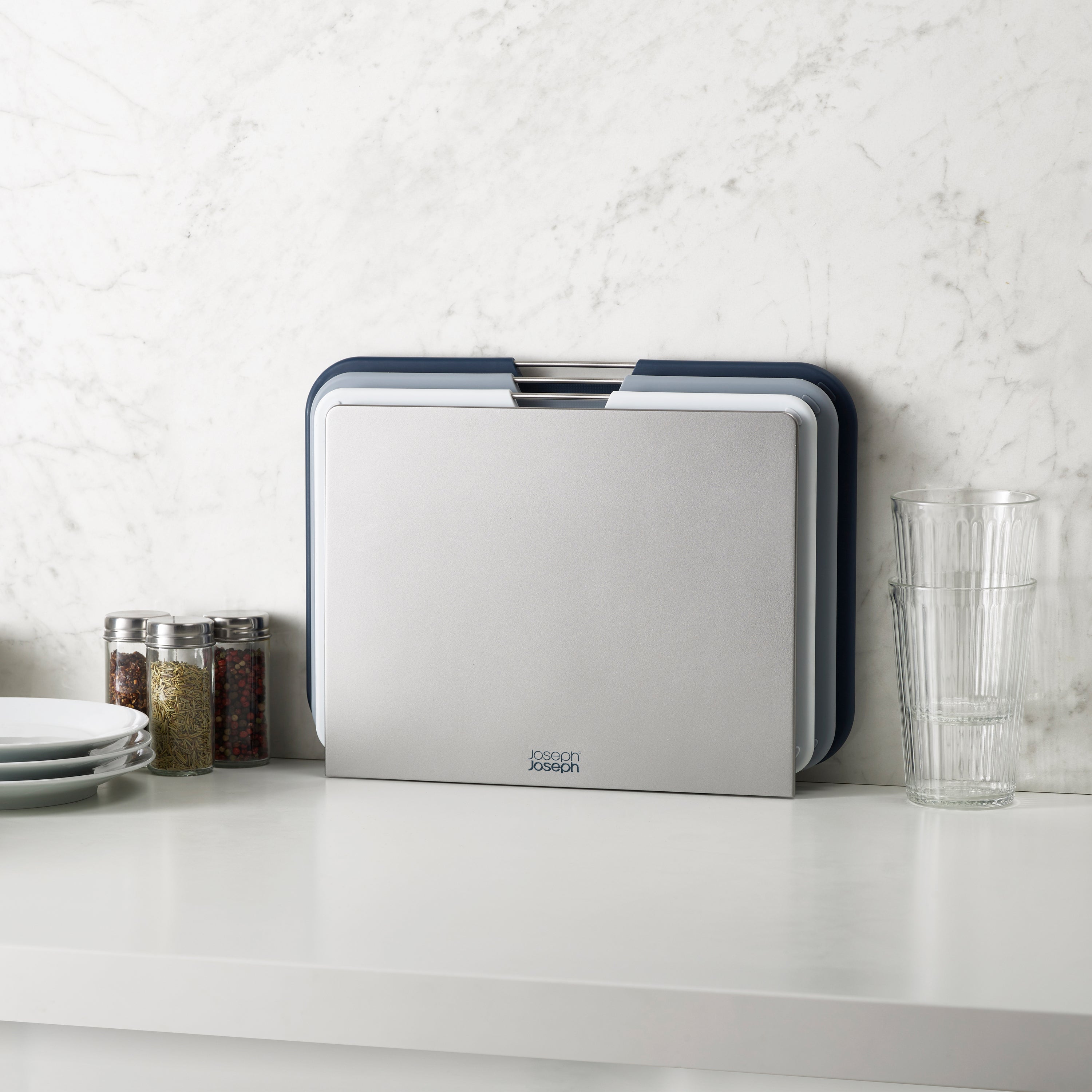 Joseph Joseph Nest Snijplanken - Set van 3 - Grijs