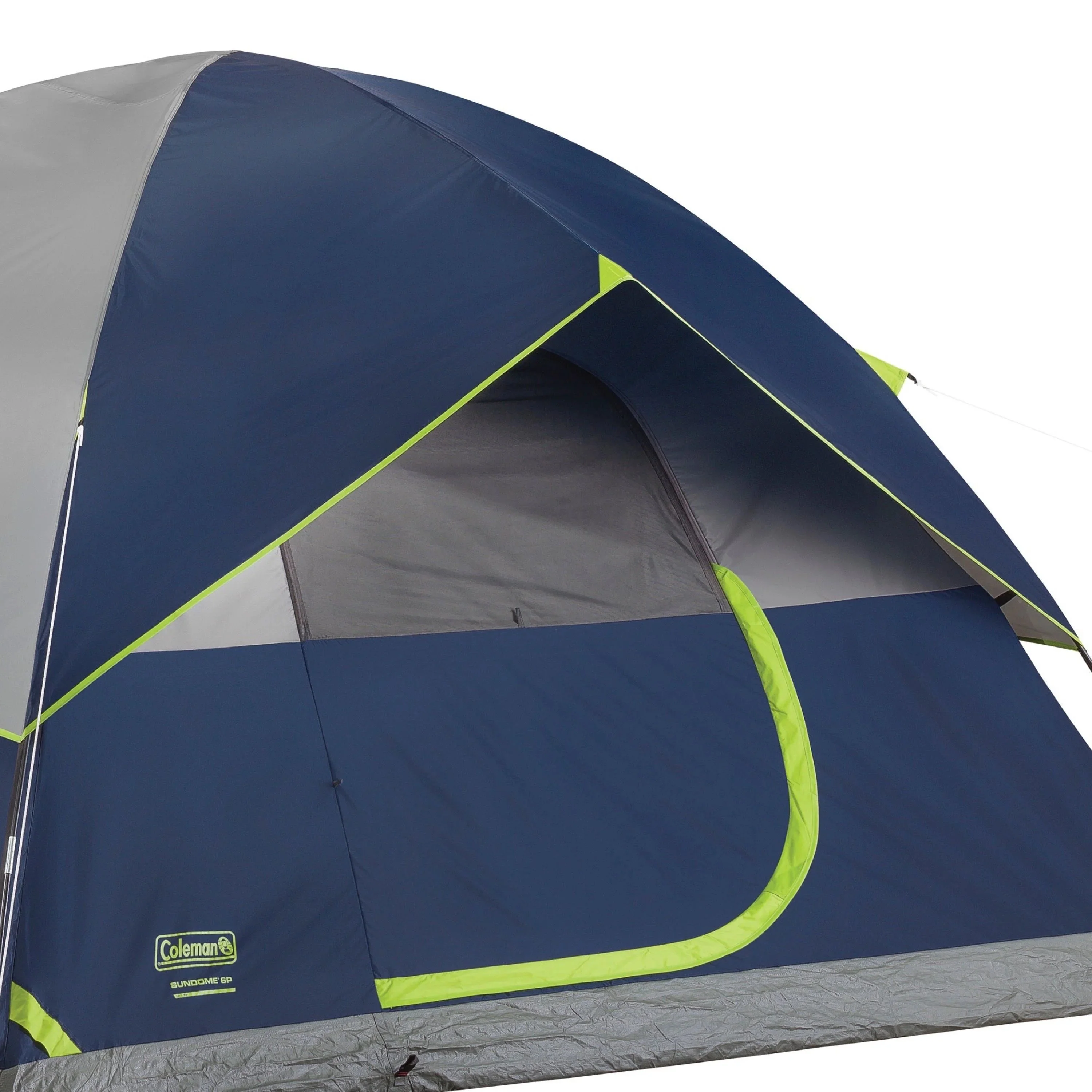 Coleman 6-Person Sundome Dome Camping Tent, Blue - Image 4 Coleman 6-Person Sundome Dome Camping Tent, Blue - Image 4