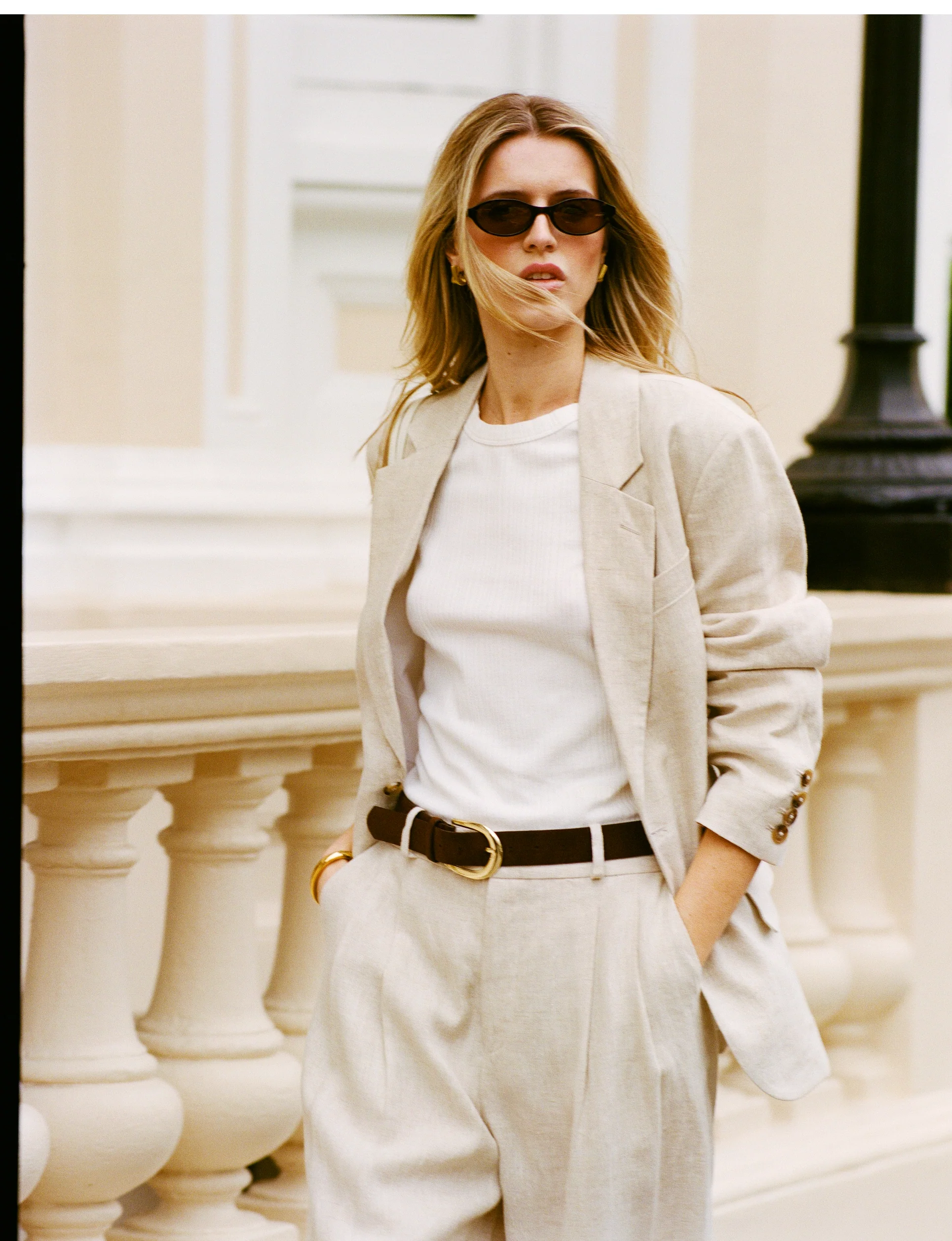 MuteThread The Suit: Linen Oatmeal Blazer & Trouser