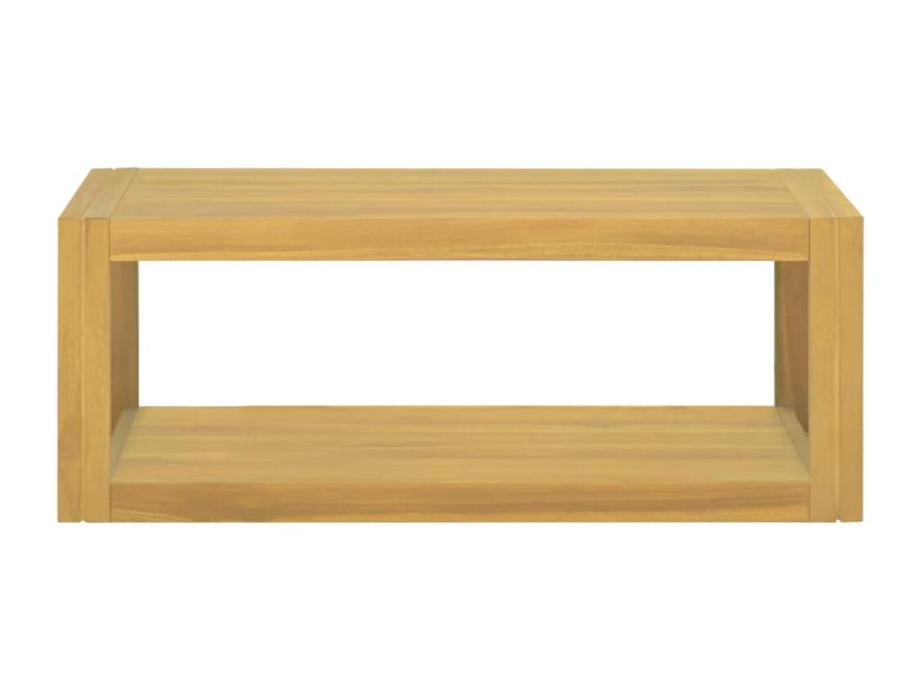 Armario de baño de pared madera maciza de teca 90x45x35 cm