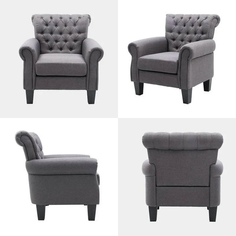 Pellebant Contemporary Club Armchair - Stylish Accent Chair for Living Room