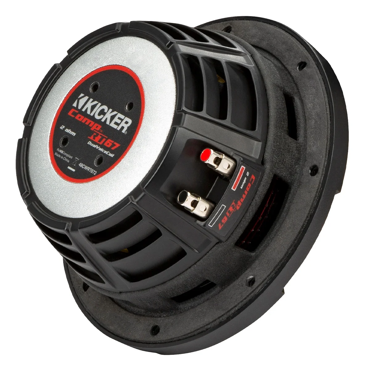 Kicker 48CWRT672 CompRT 6.75" 2-Ohm DVC Subwoofer - Image 8