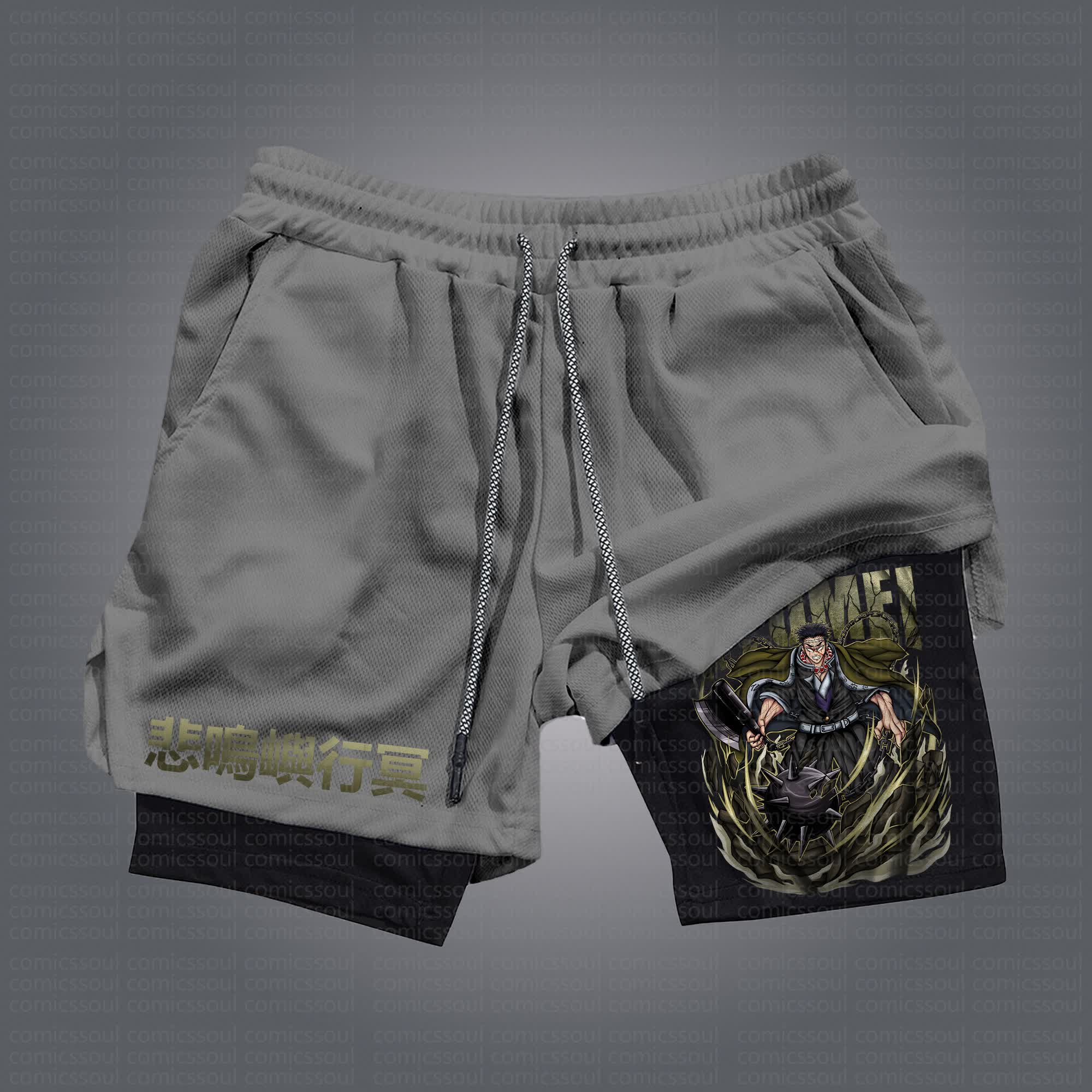 Unisex Casual Anime Streetwear Shorts 丨Comicssoul