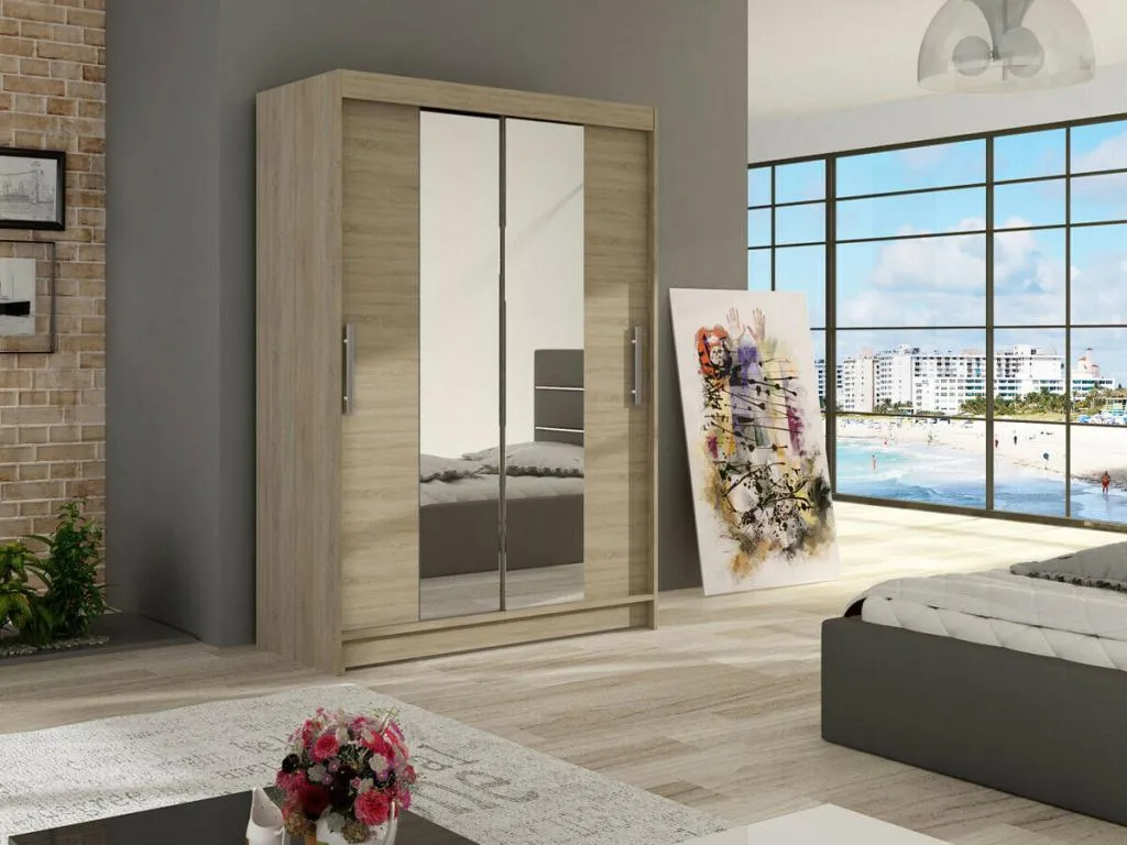 Armario Kavehomedeco 133 Kavehomedeco 200x120x58cm Puertas de armario - Correderas 26167FLXL
