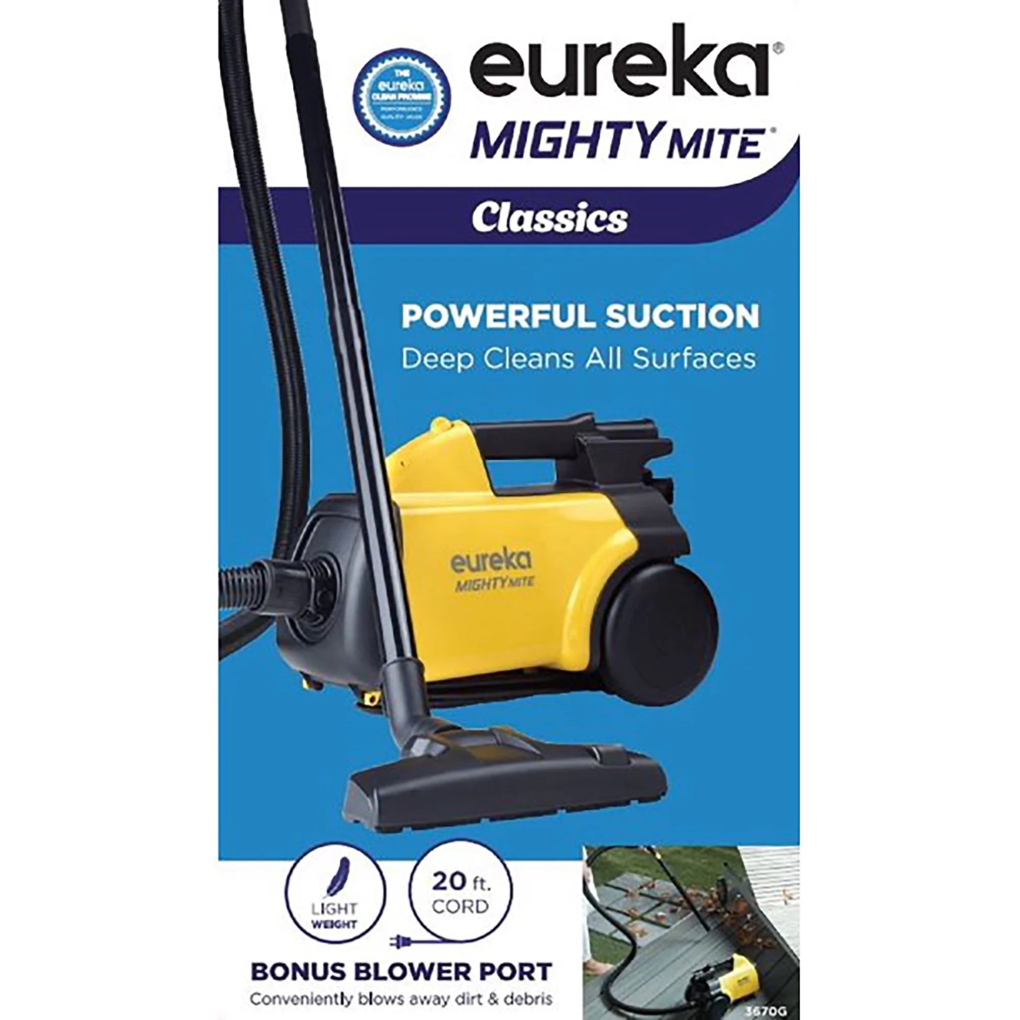 Eureka Mighty Mite Bagged Canister Vacuum, 3670G - Image 11