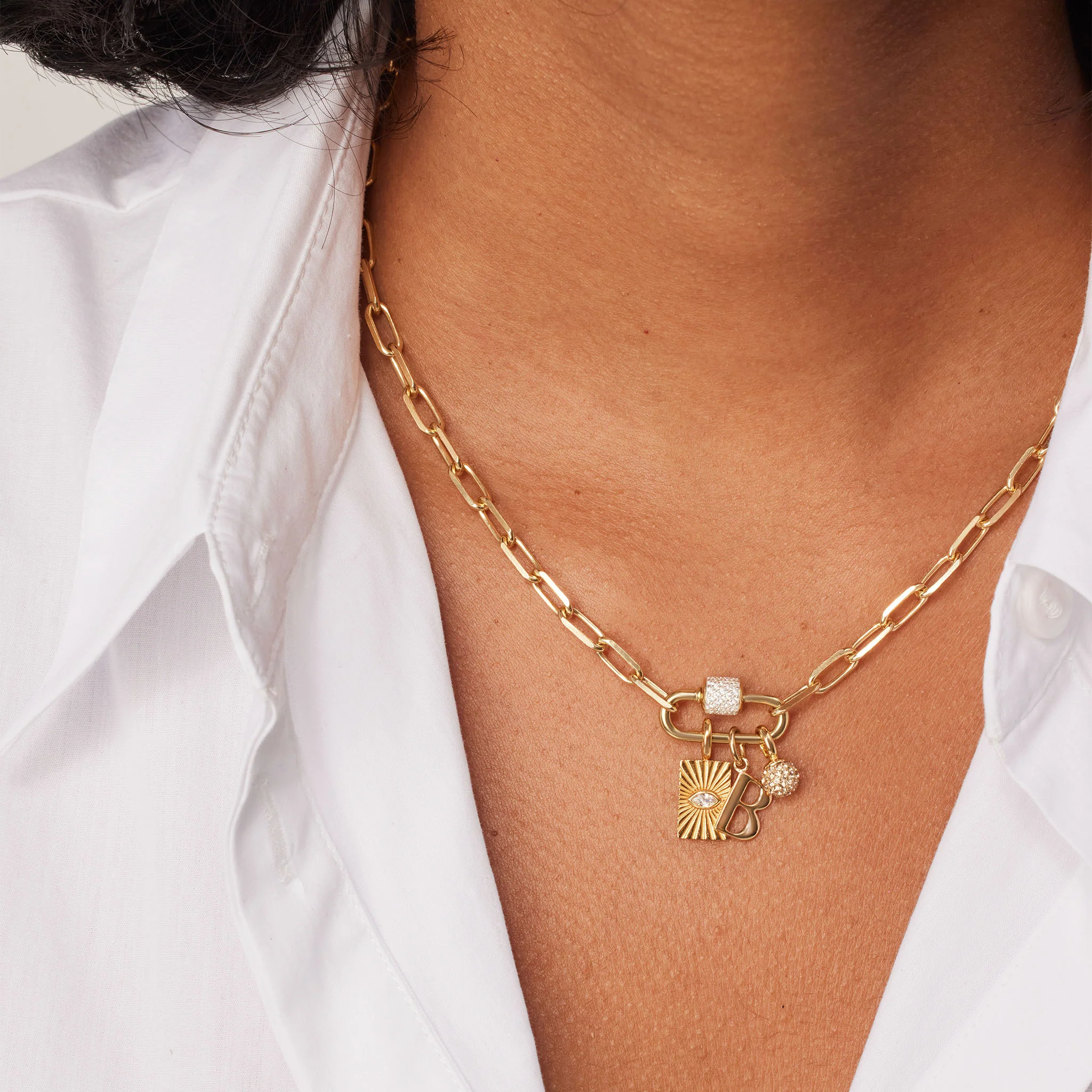 Clip Chain Charm Necklace Base