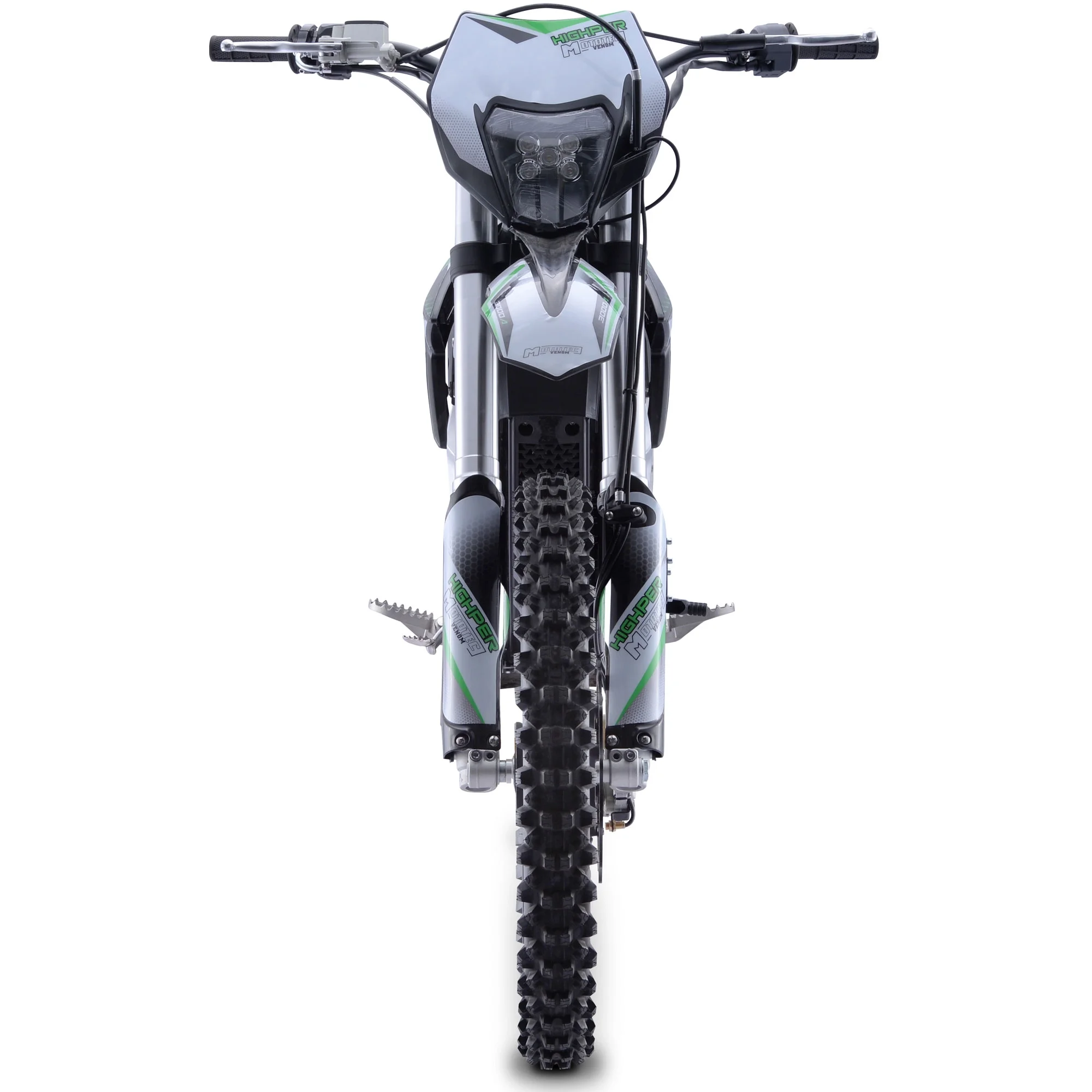 MotoTec Venom 72v 12000w Electric Dirt Bike White - Image 8