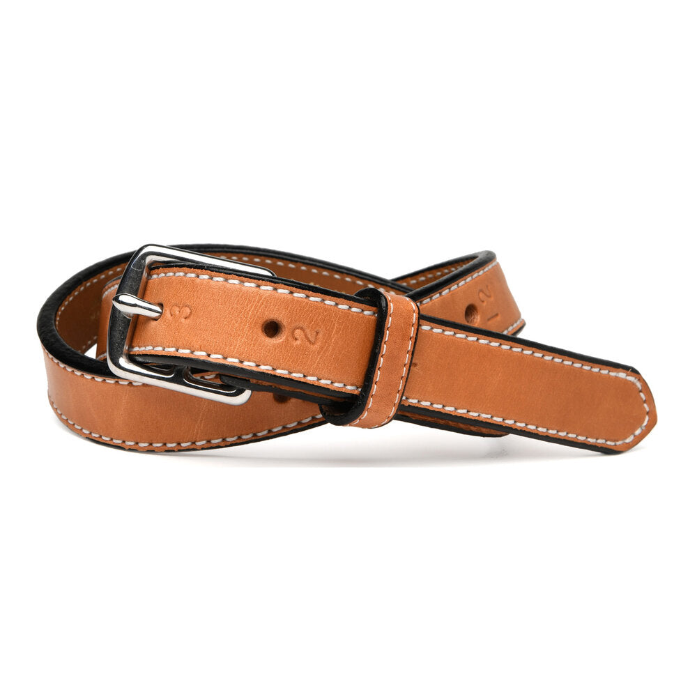 Yuketen - Ceinture en cuir Stirrup - Camel
