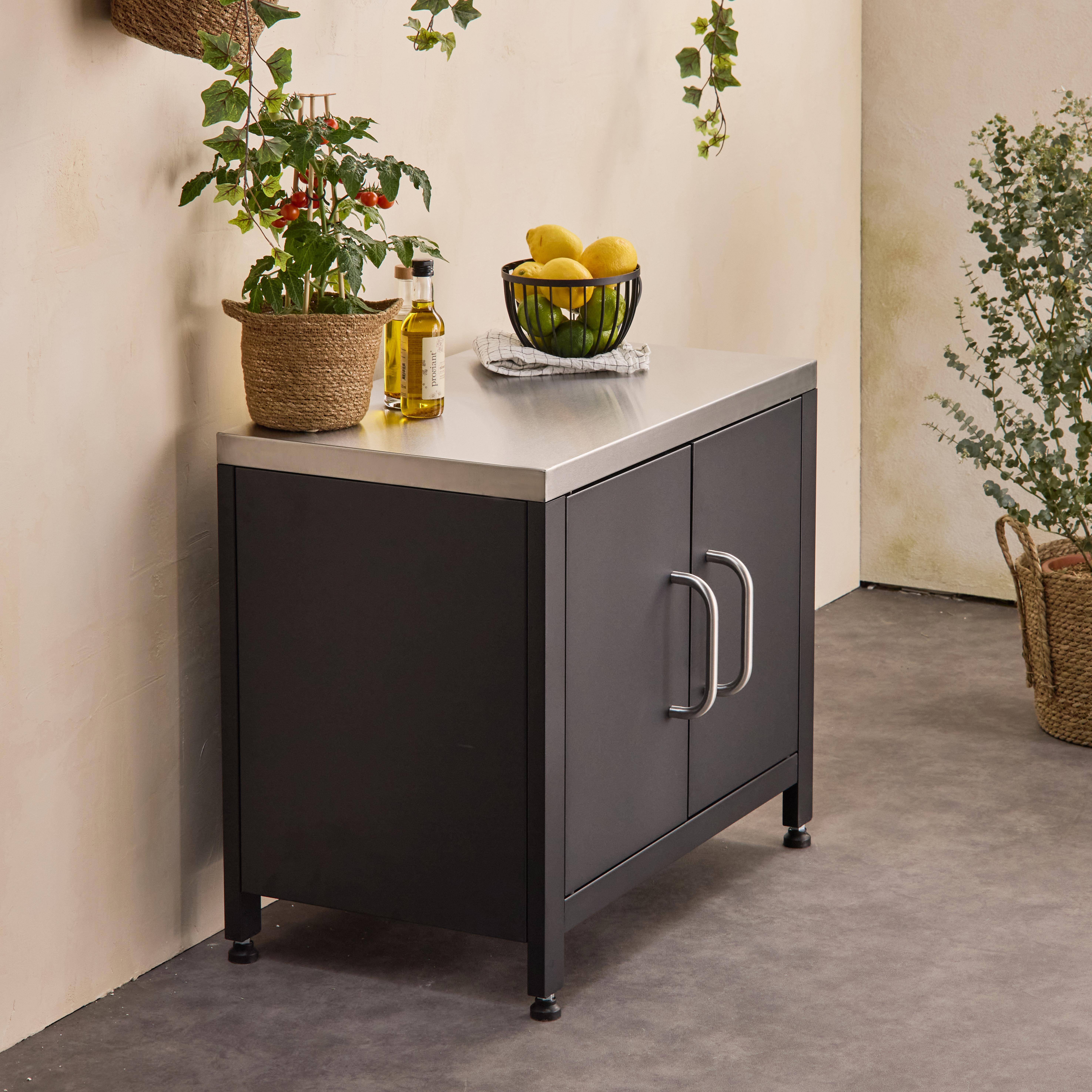Grimaud - Cocina exterior de acero, 80cm