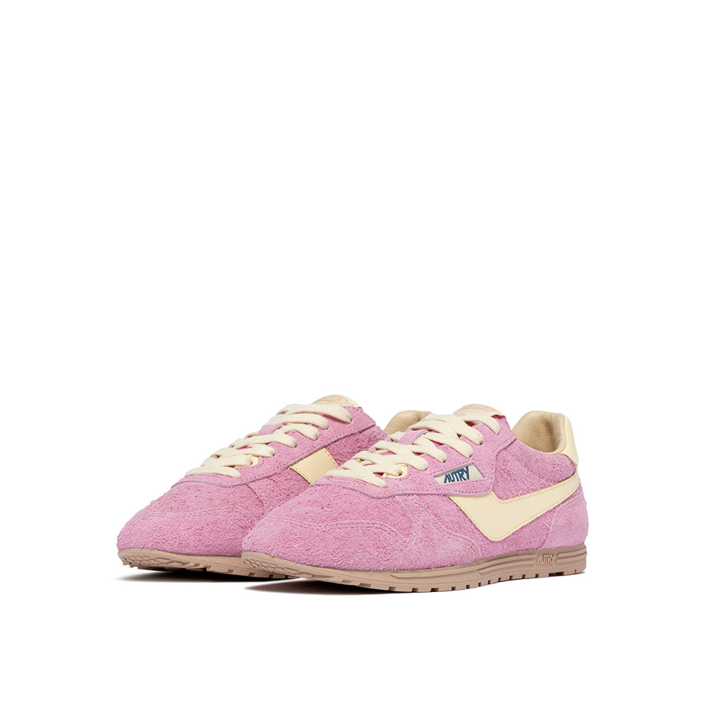 Autry - Baskets Windspin Low Wom - Rose Suede