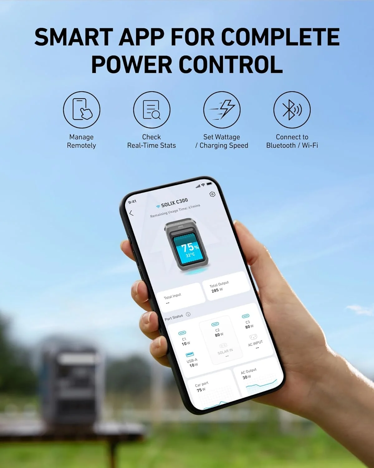 288Wh Portable Power Station - Model C300