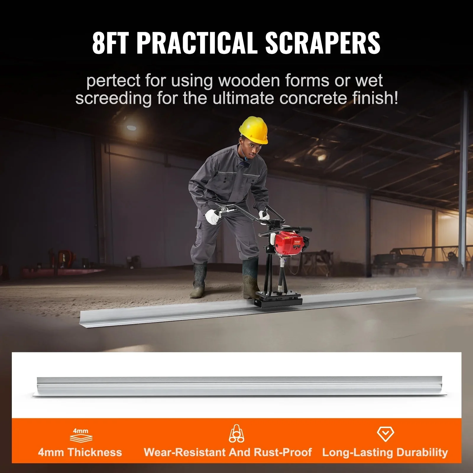 VEVOR Gas Concrete Power Screed With 8ft Aluminum Board - ZPJ-25A-8 - Image 4 VEVOR Gas Concrete Power Screed With 8ft Aluminum Board - ZPJ-25A-8 - Image 4