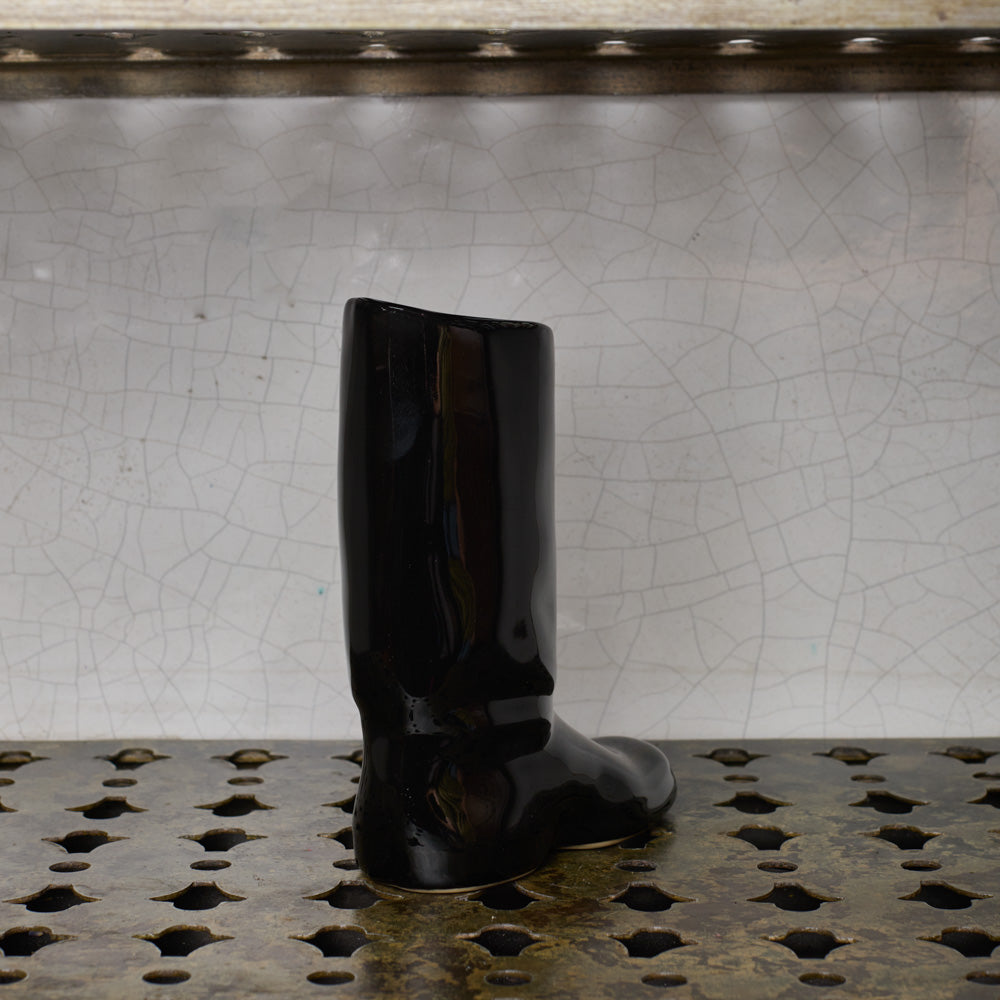 Vase botte - Noir