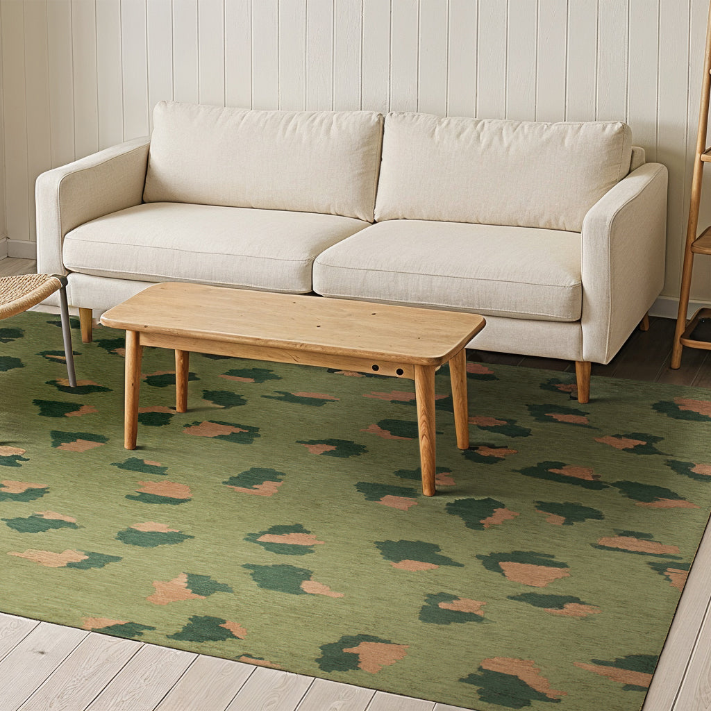 Lola & Moi Leo Vloerkleed 140 x 200 cm - Spinach