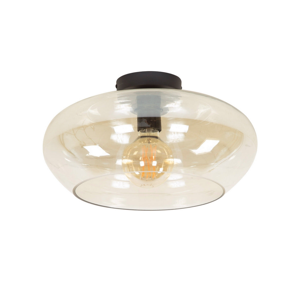 Fraaai - Skyla plafondlamp glas - amber