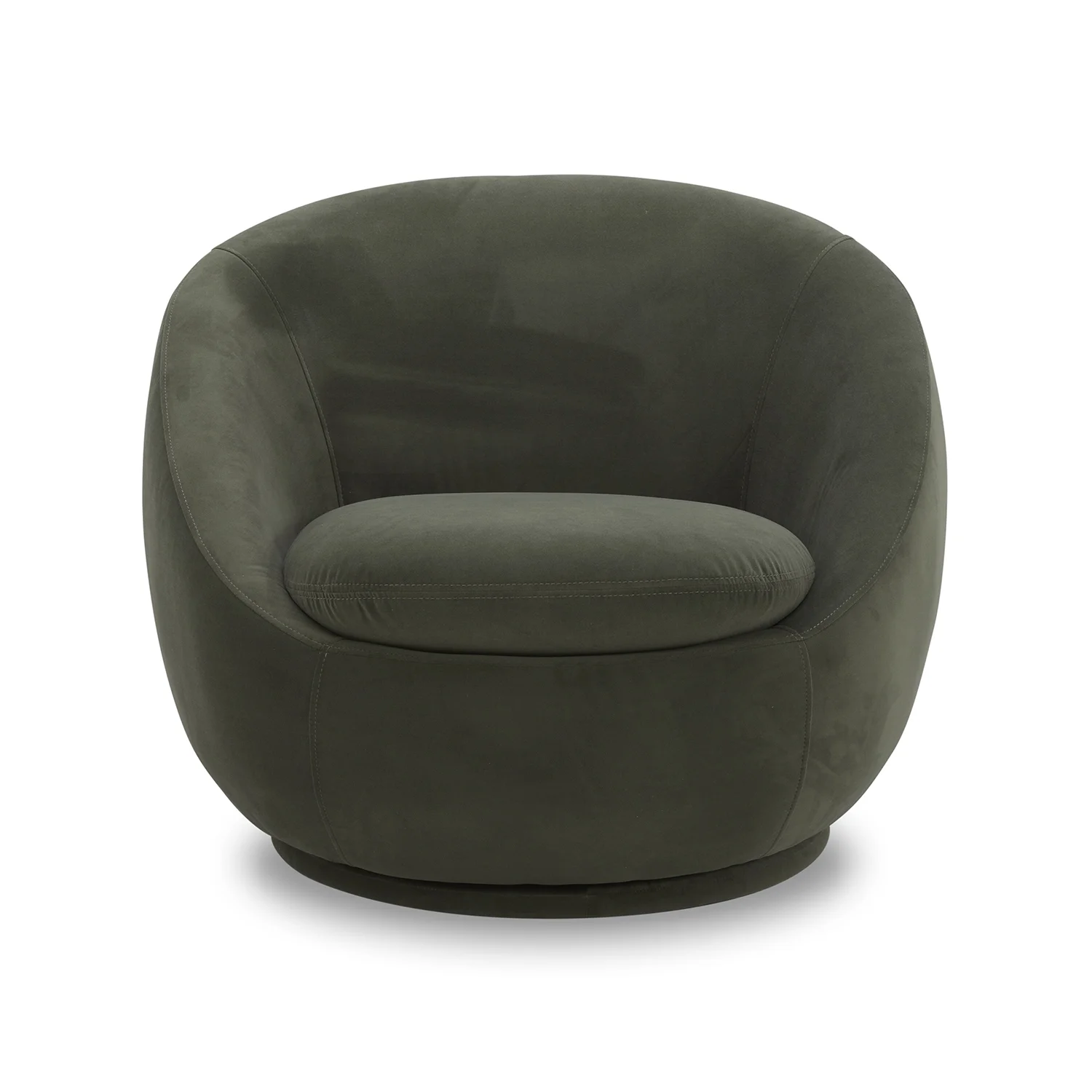 Better Homes & Gardens Mira Swivel Accent Chair, Cream Shearling - Image 23