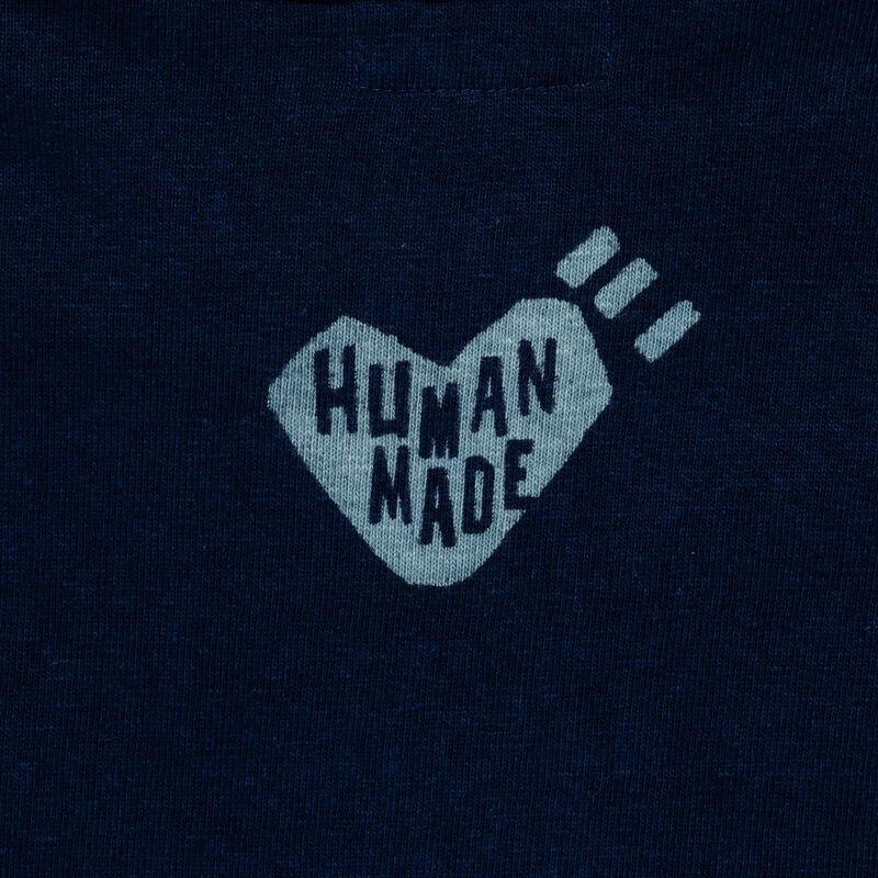 HUMAN MADE INDIGO DYE T-SHIRT
