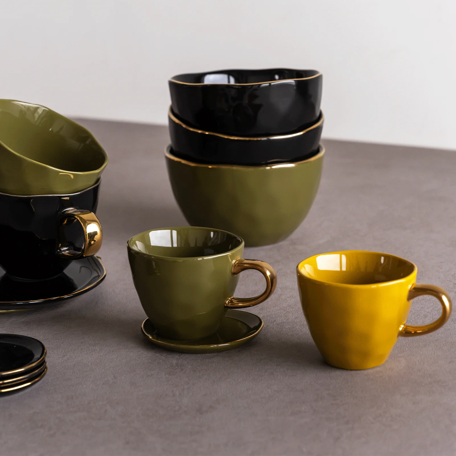 Urban Nature Culture Good Morning Koffiekop - Amber Green - 4 st.