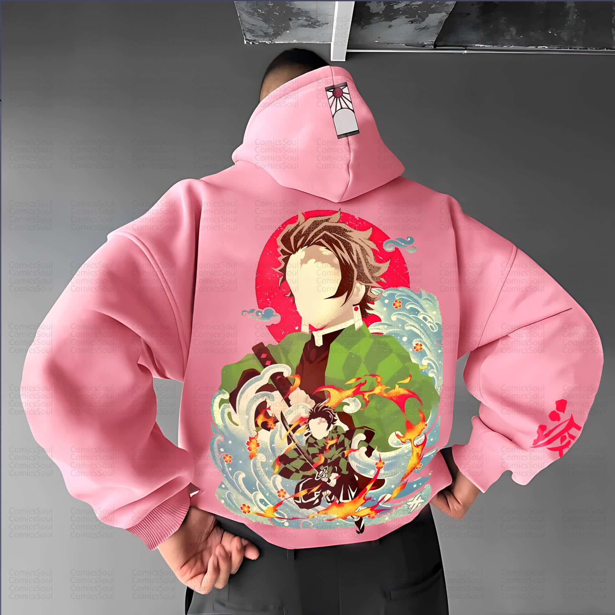 Unisex Anime Graphic Streetwear Vintage Hoodie丨Comicssoul