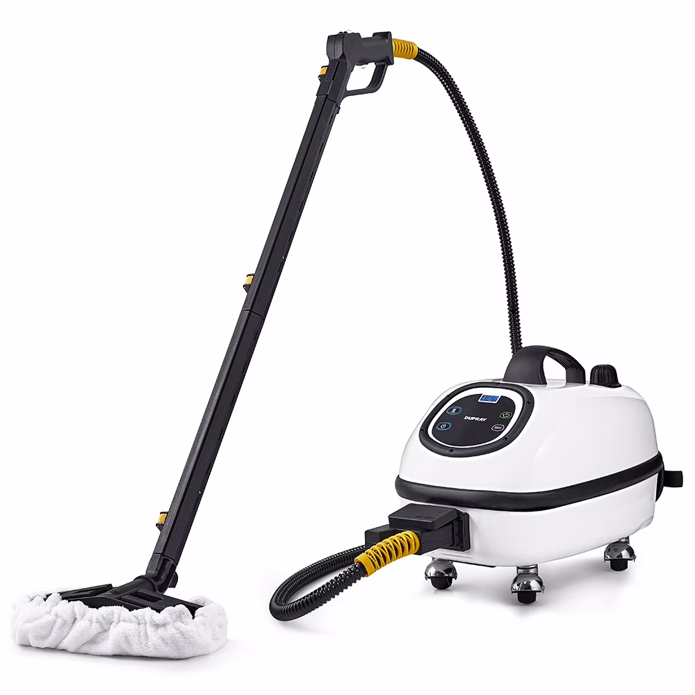 Tosca??steam Cleaner by Dupray, a Commercial - Grade Cleaner with Enamel - Coated Steel Case and Intuitive Digital Interface. 1600w of Power