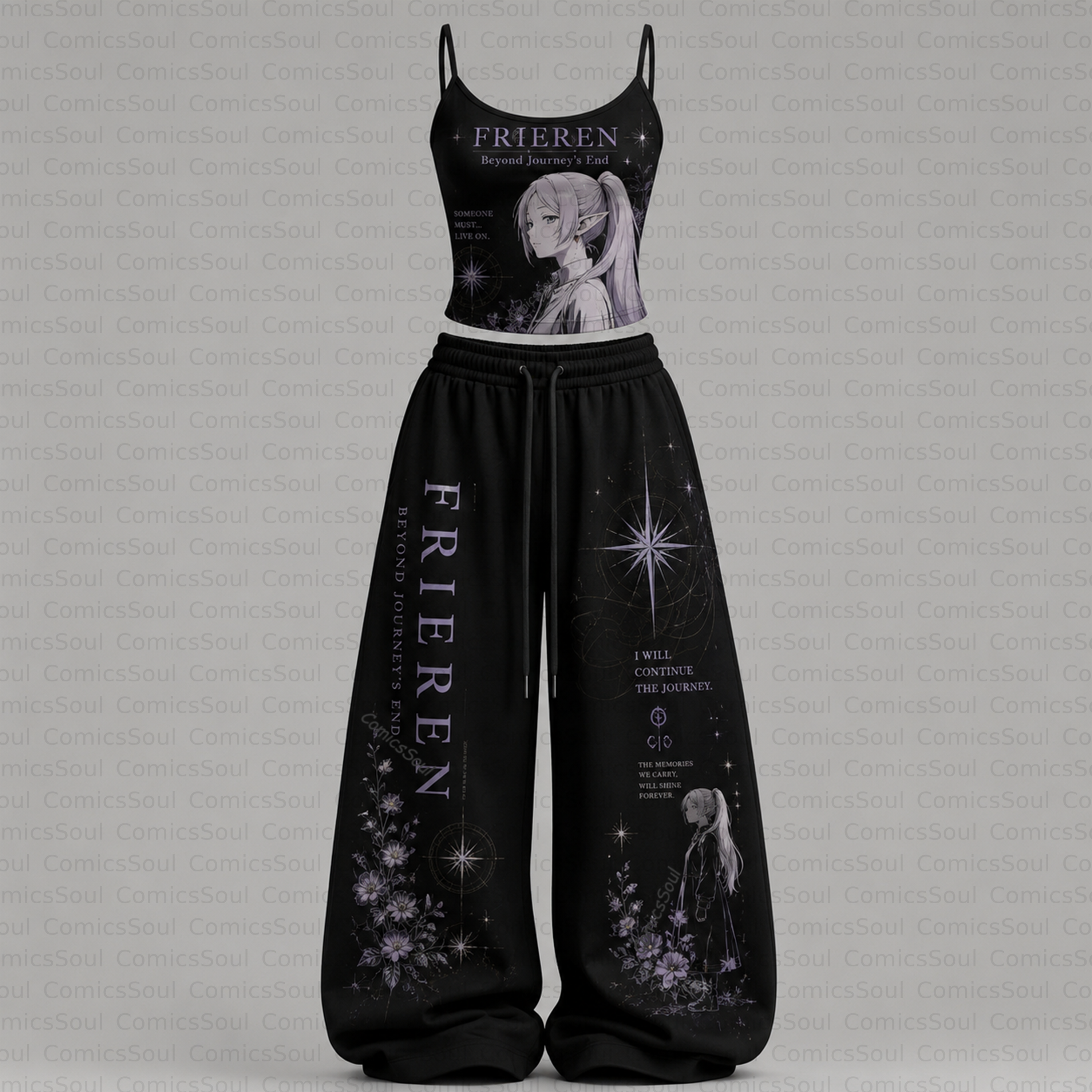 Frieren: Beyond Journey's End Top & Elasticated Trousers Two-Piece Set