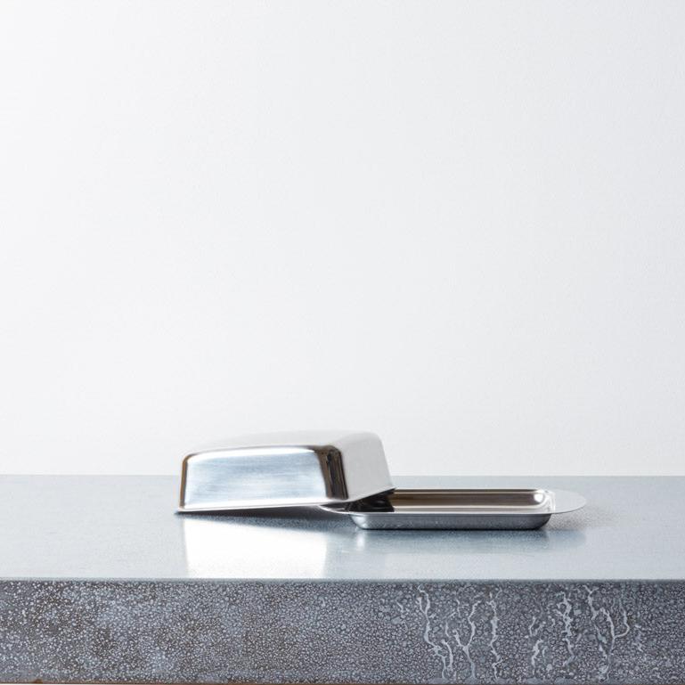 Beurrier en inox