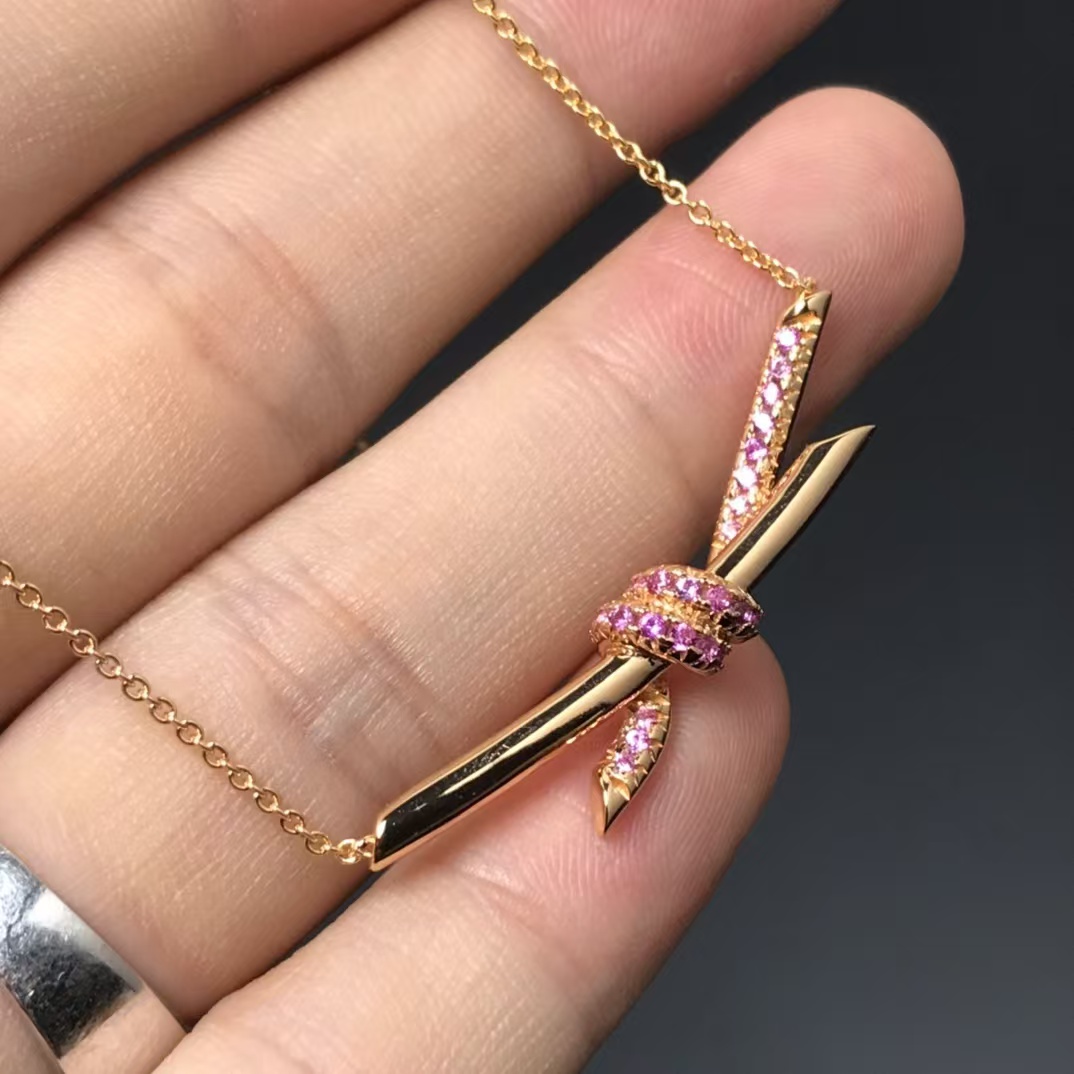 Tiffany Knot Pendant Necklace - Original Replica Club