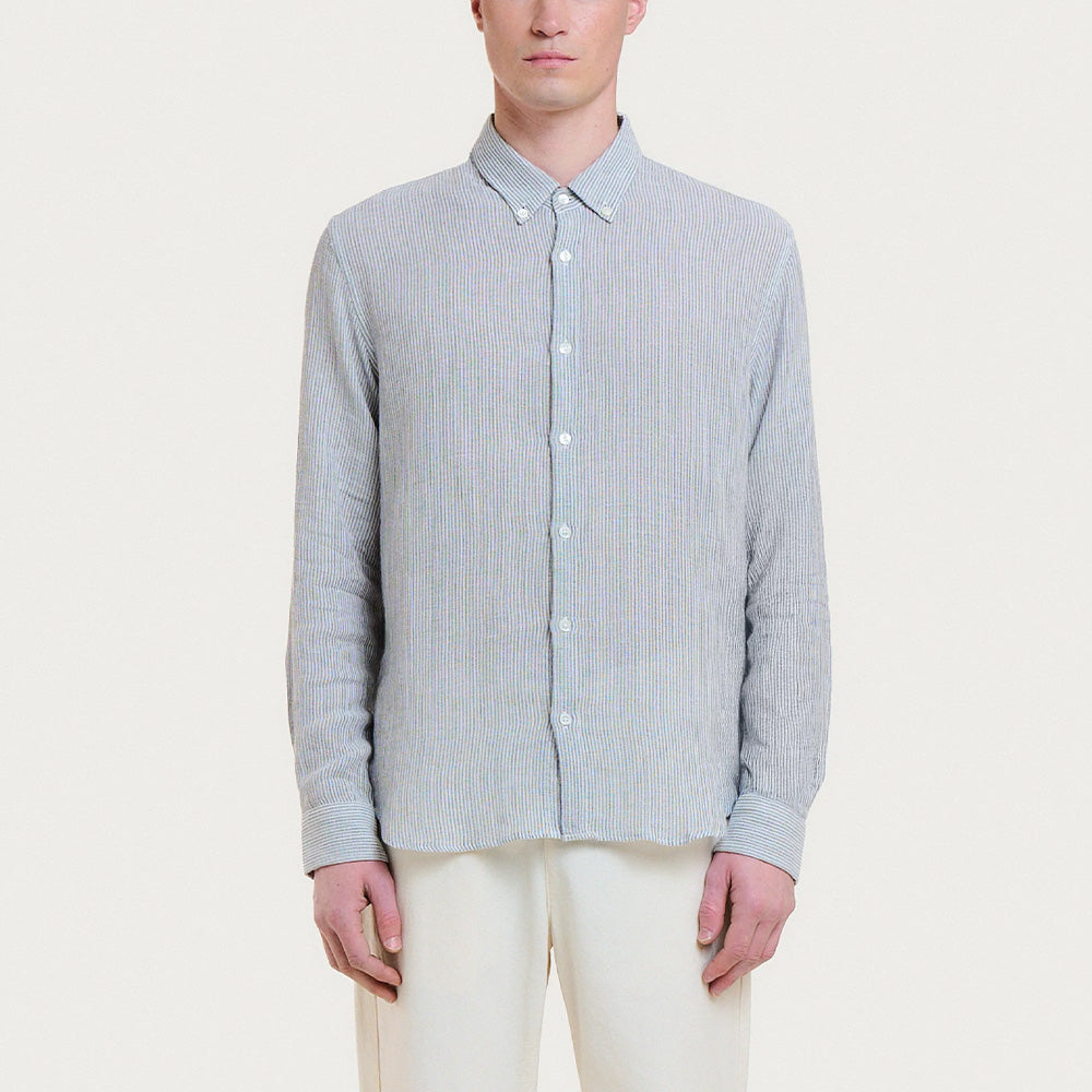 Homecore - Chemise Tokyo Tiara - Grey Stripes