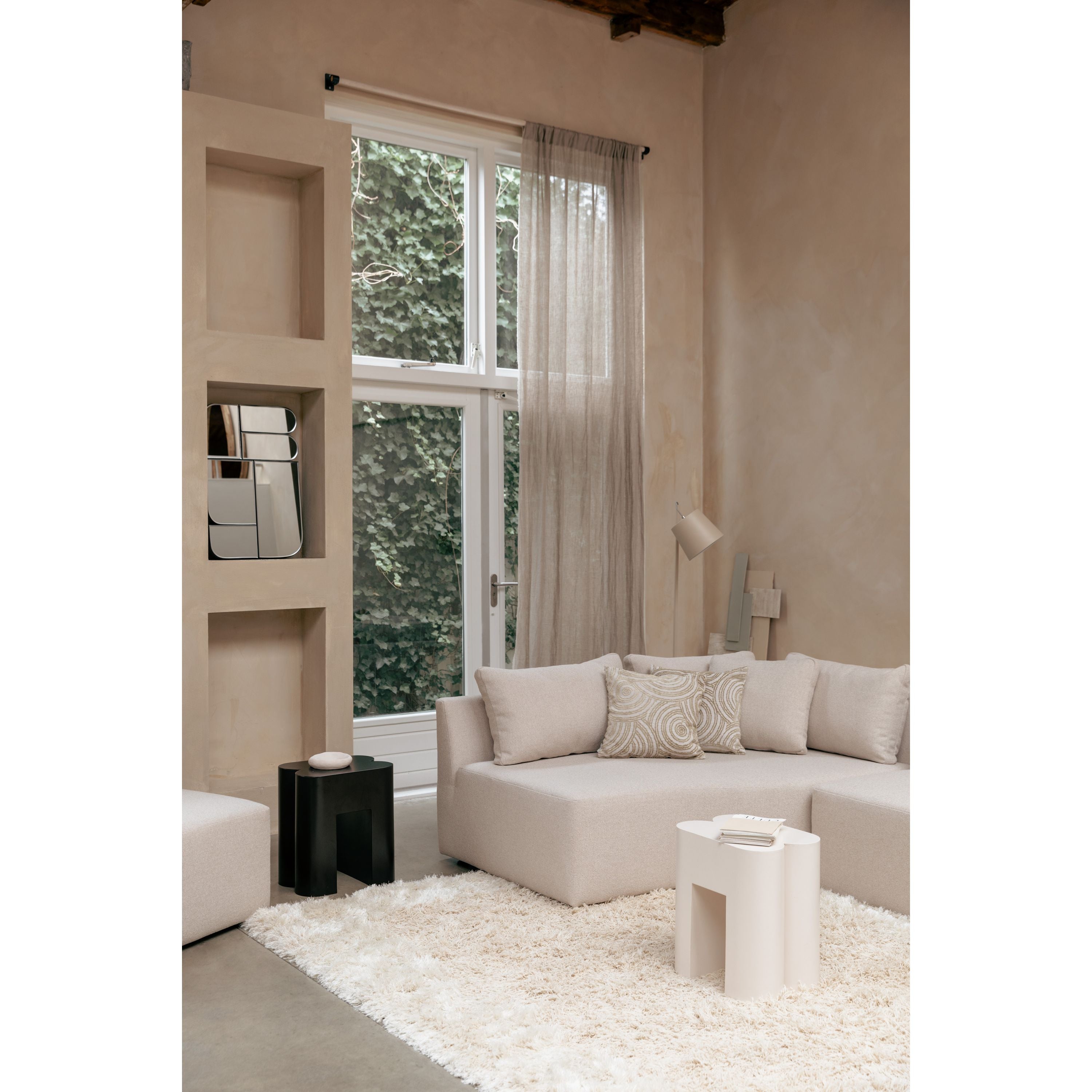 Zuiver Buckle Head Vloerlamp  Staande lamp Beige