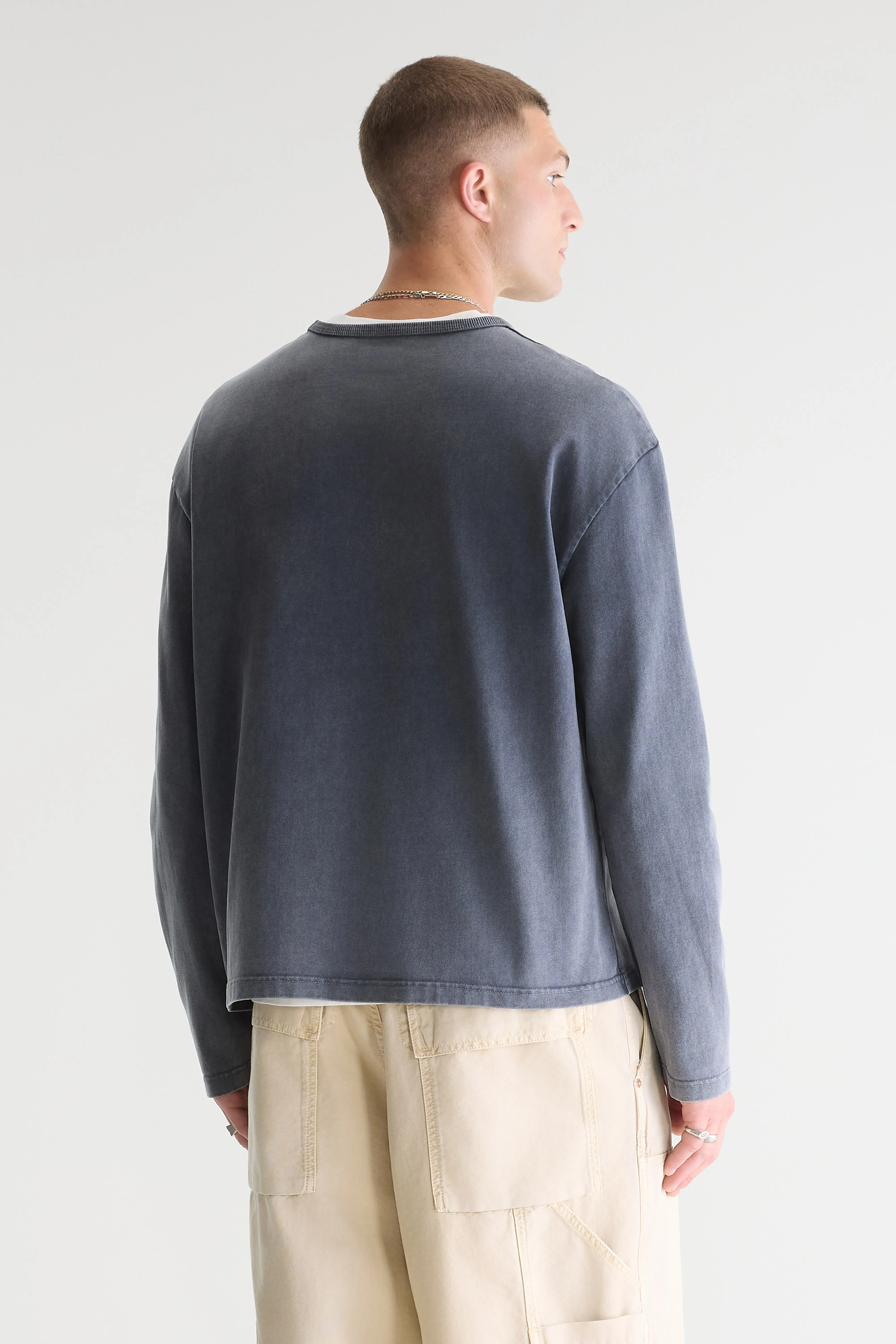 Bellerose Fuller long-sleeve t-shirt  (261 / M / NAVY)