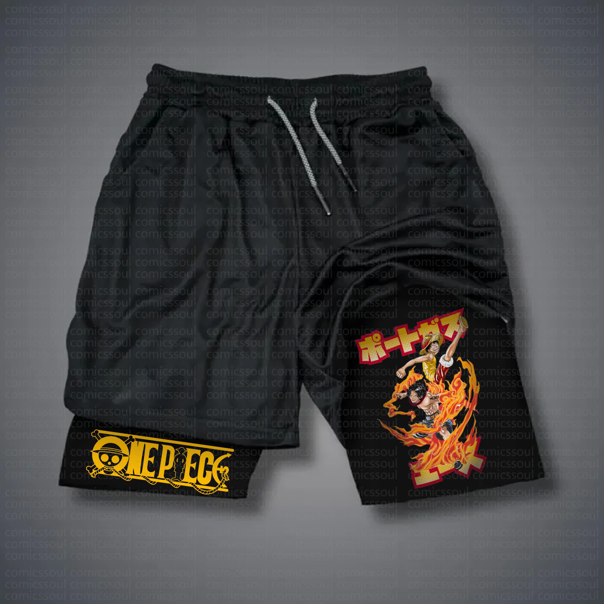 Unisex Casual Anime Streetwear Shorts 丨Comicssoul