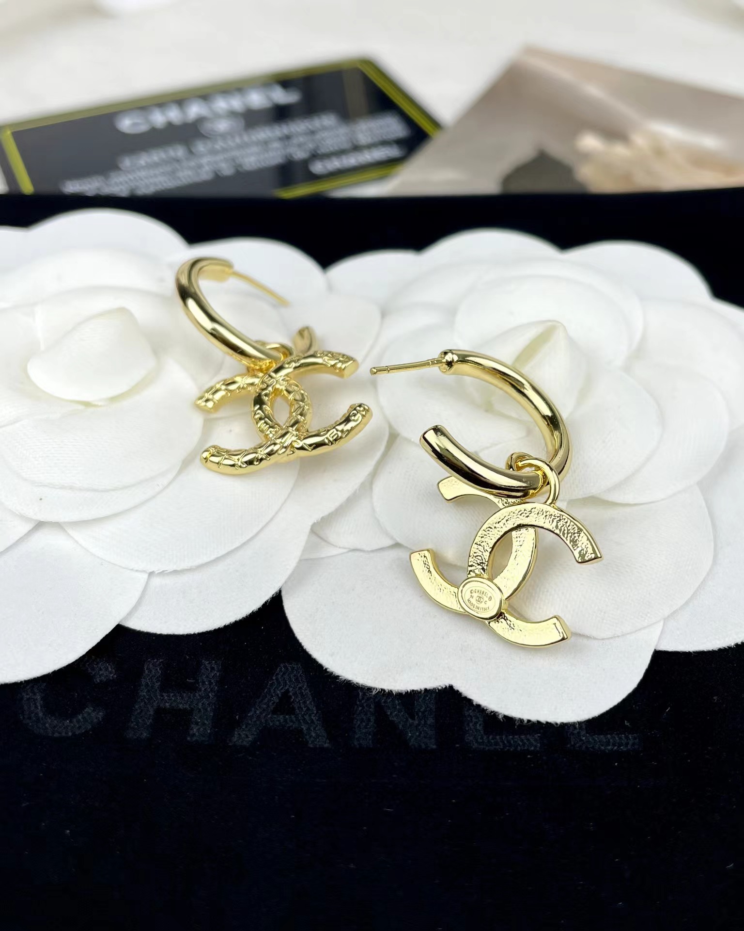 Chanel Golden Double C Earrings - Original Replica Club
